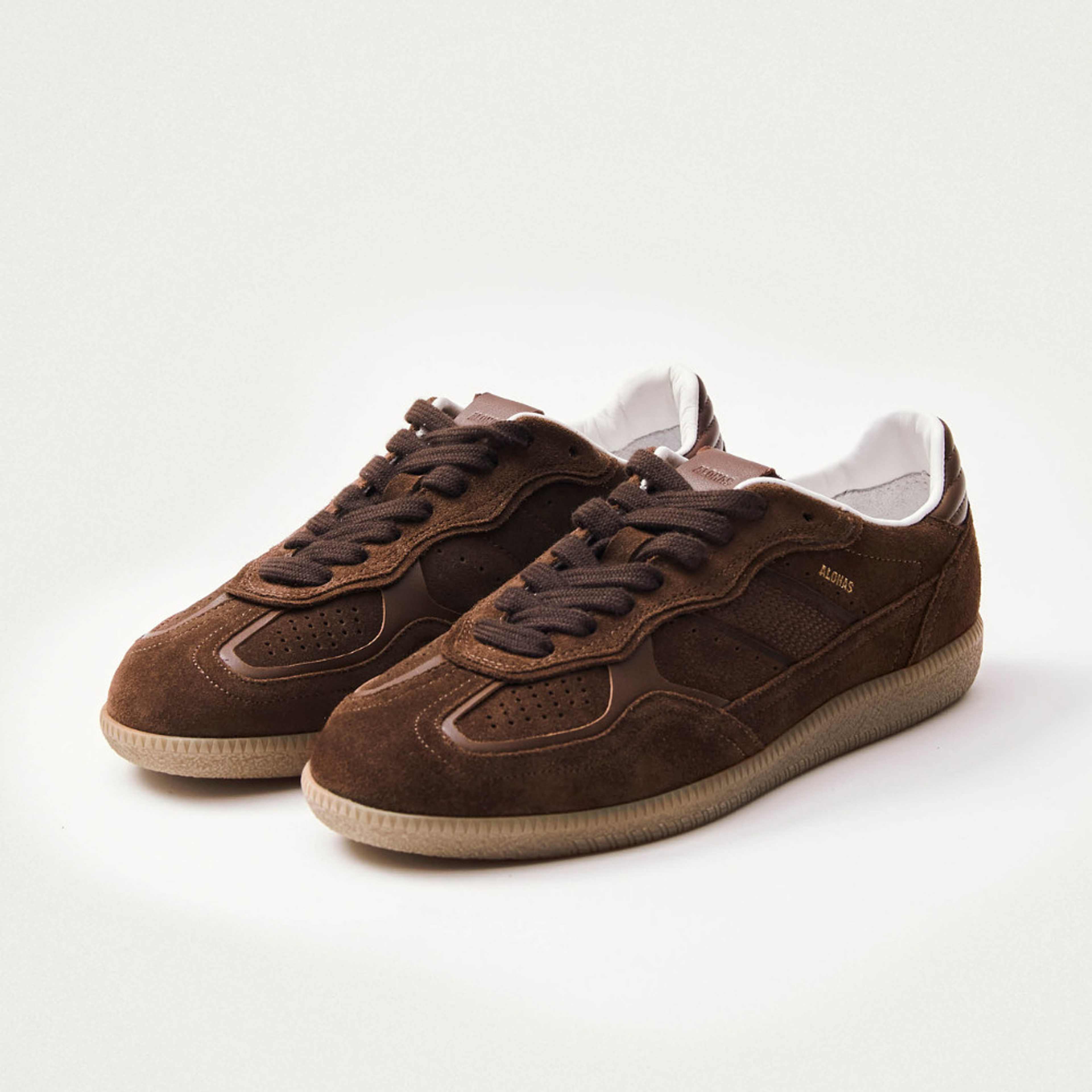 Tb.490 Rife Chocolate Brown Leather Sneakers