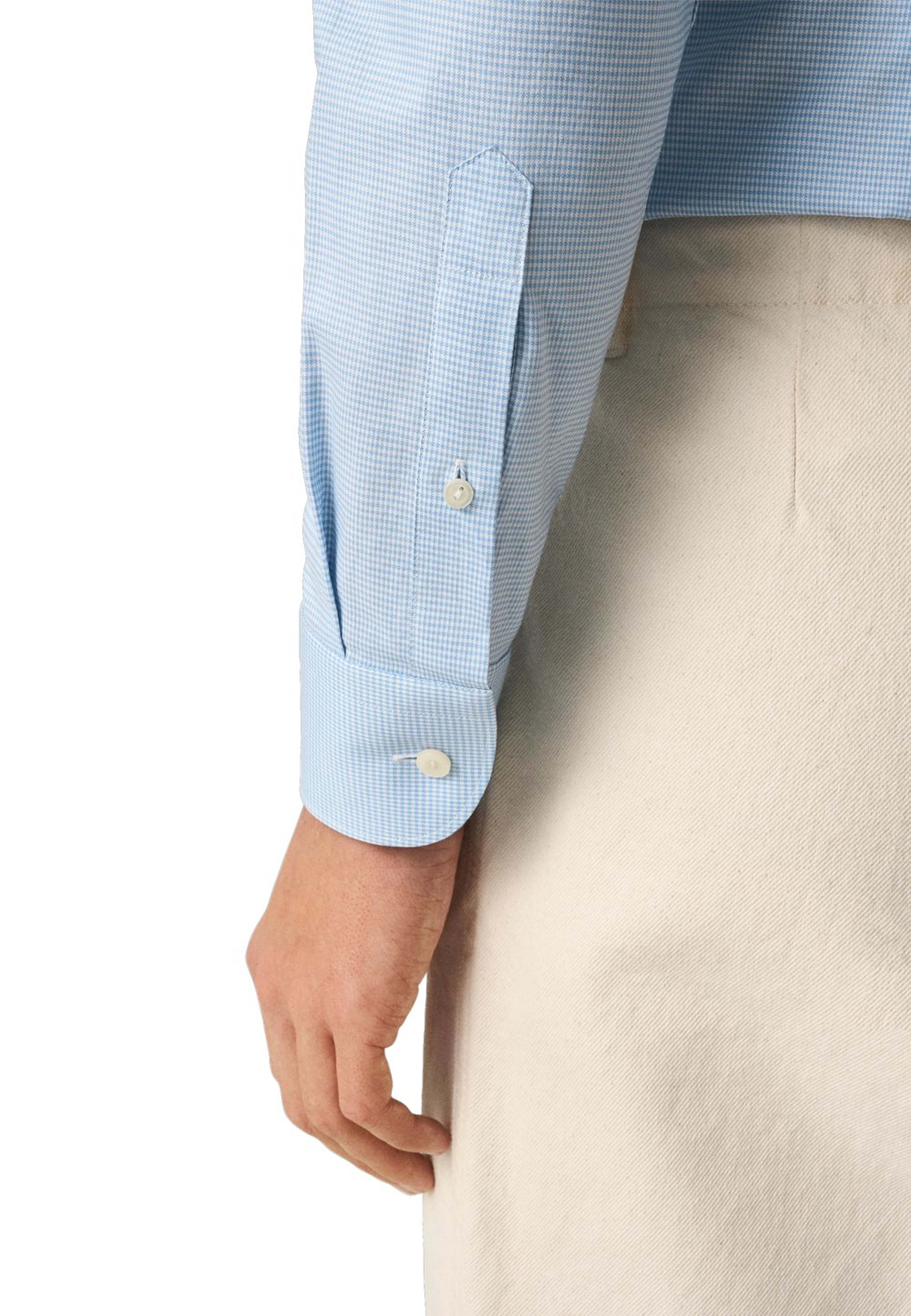 Rutig Skjorta I Signature Oxford Slim Fit