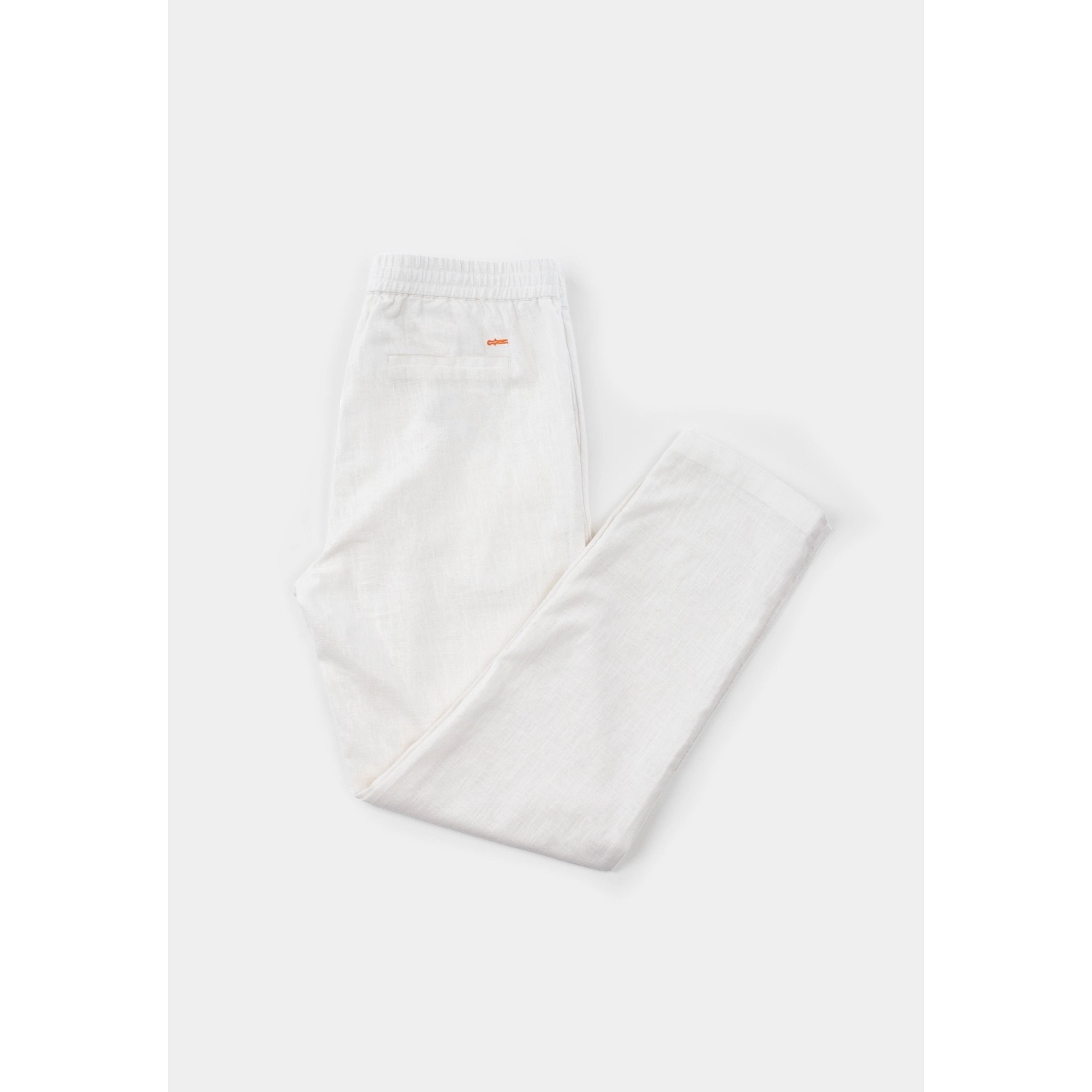 Harlow Linen Trousers - White