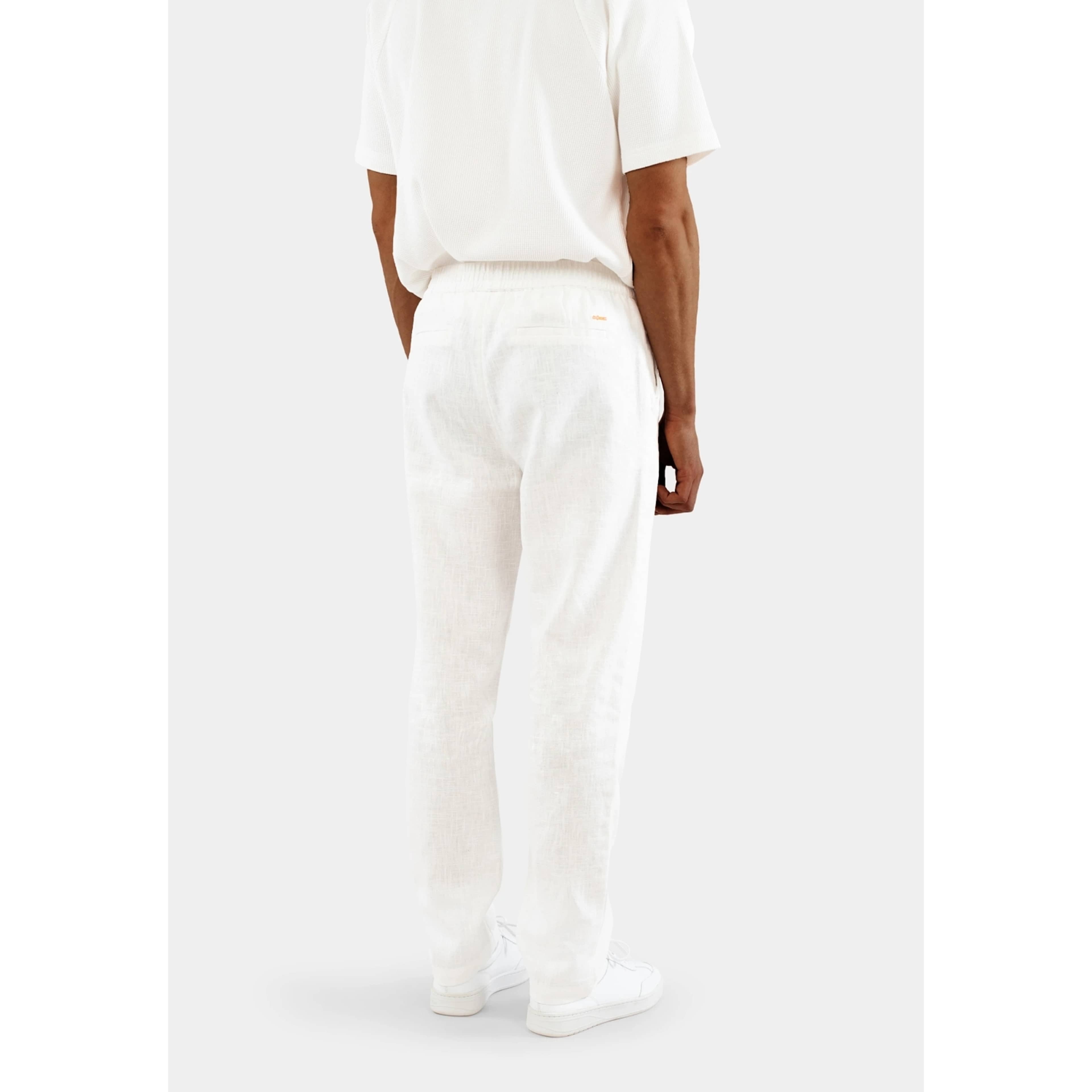 Harlow Linen Trousers - White