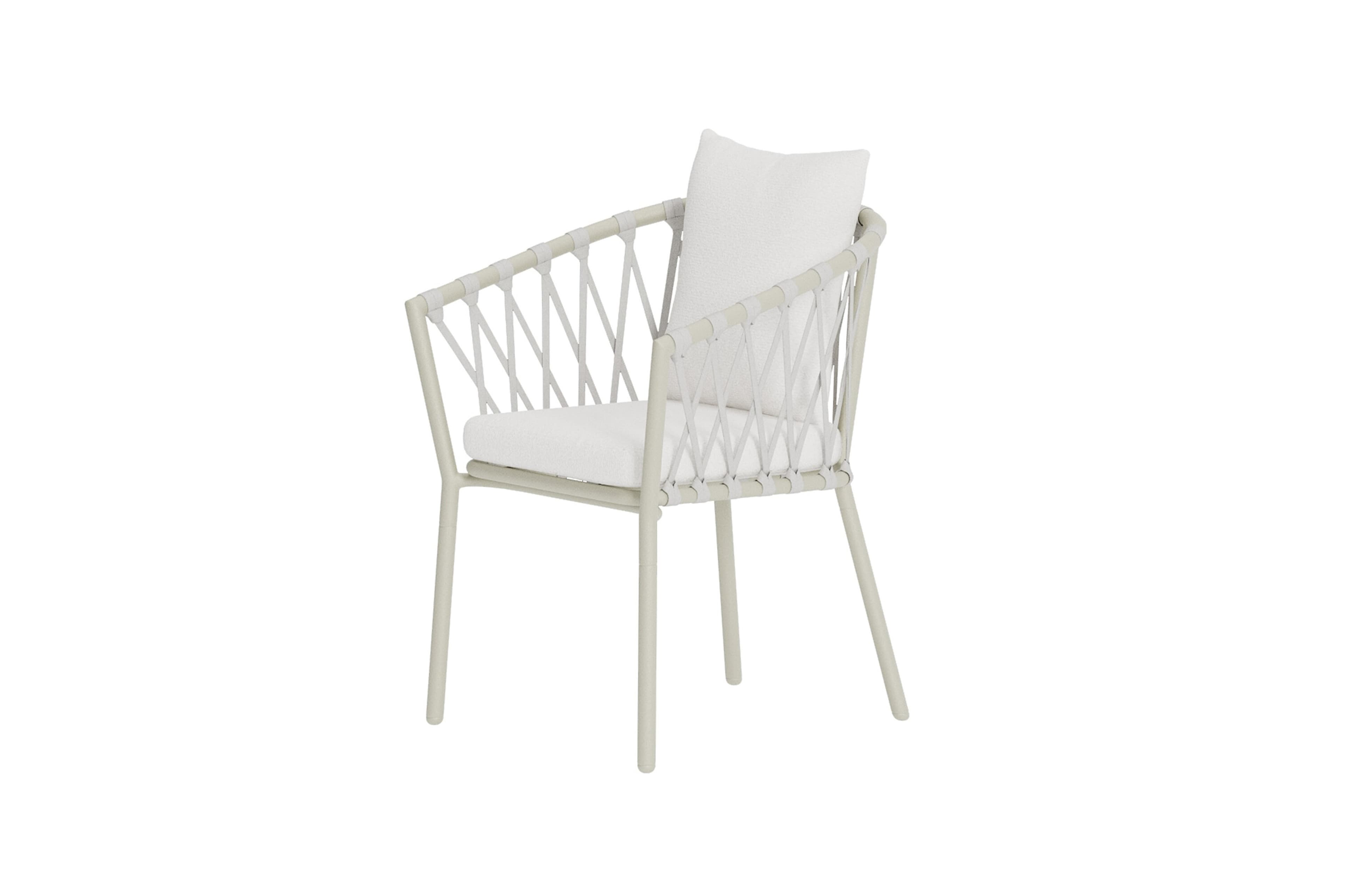 Linos Matstol 2-pack, från Venture Home, i färgen beige,white. Klicka för att öppna bilden i stort format