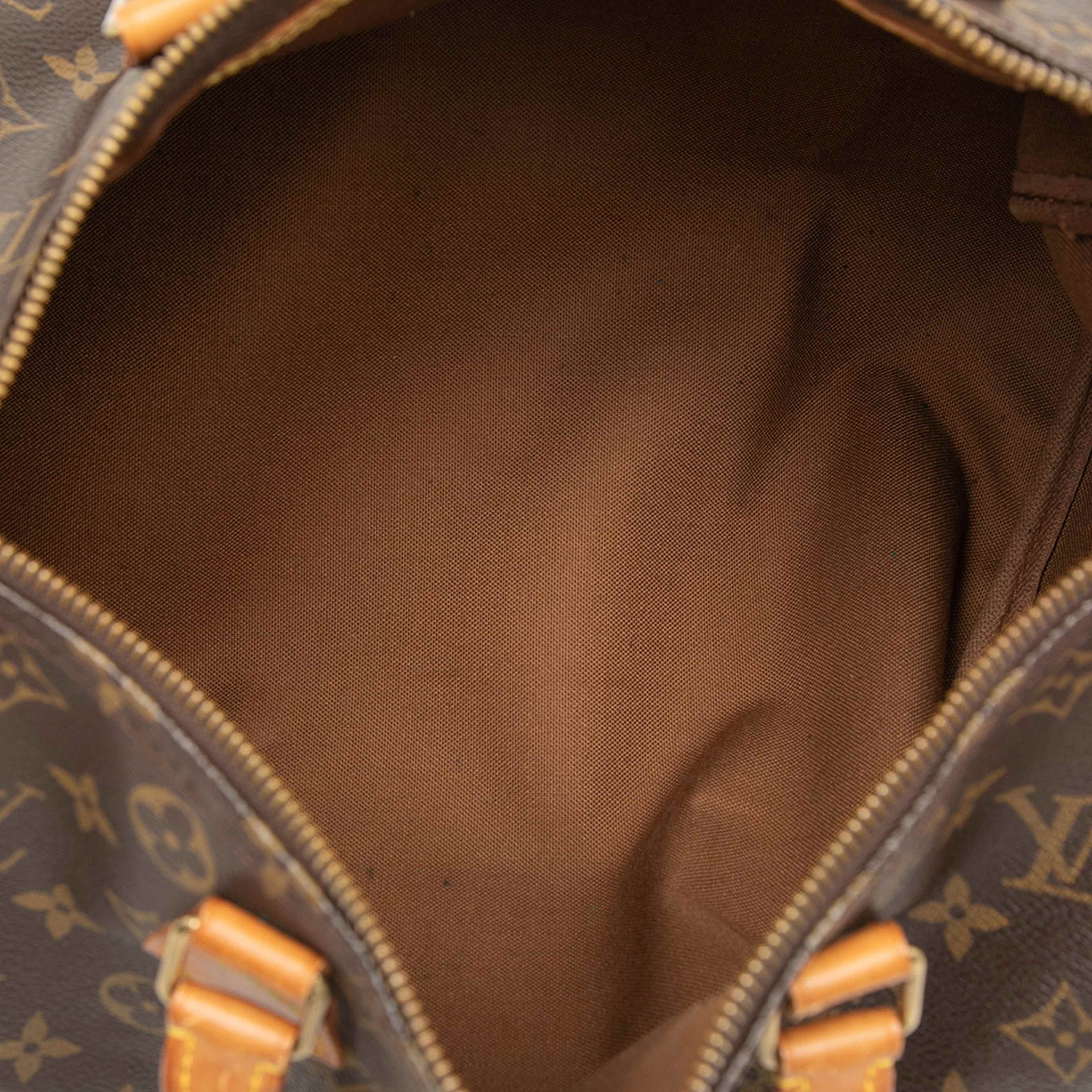 Louis Vuitton Monogram Speedy 30, från Luxclusif, i färgen brown. Klicka för att öppna bilden i stort format