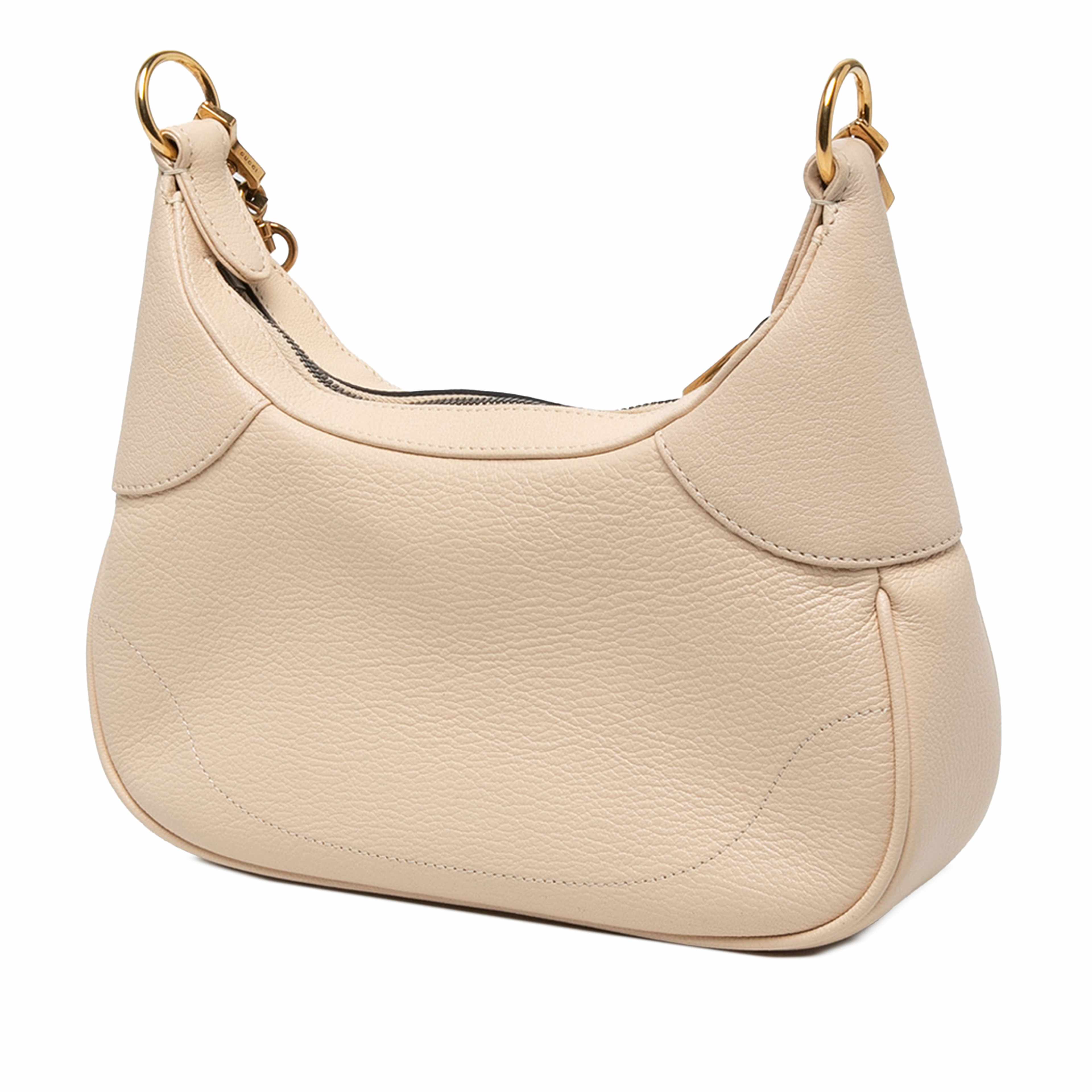 Gucci Small Goatskin Aphrodite Satchel, från Luxclusif, i färgen brun. Klicka för att öppna bilden i stort format