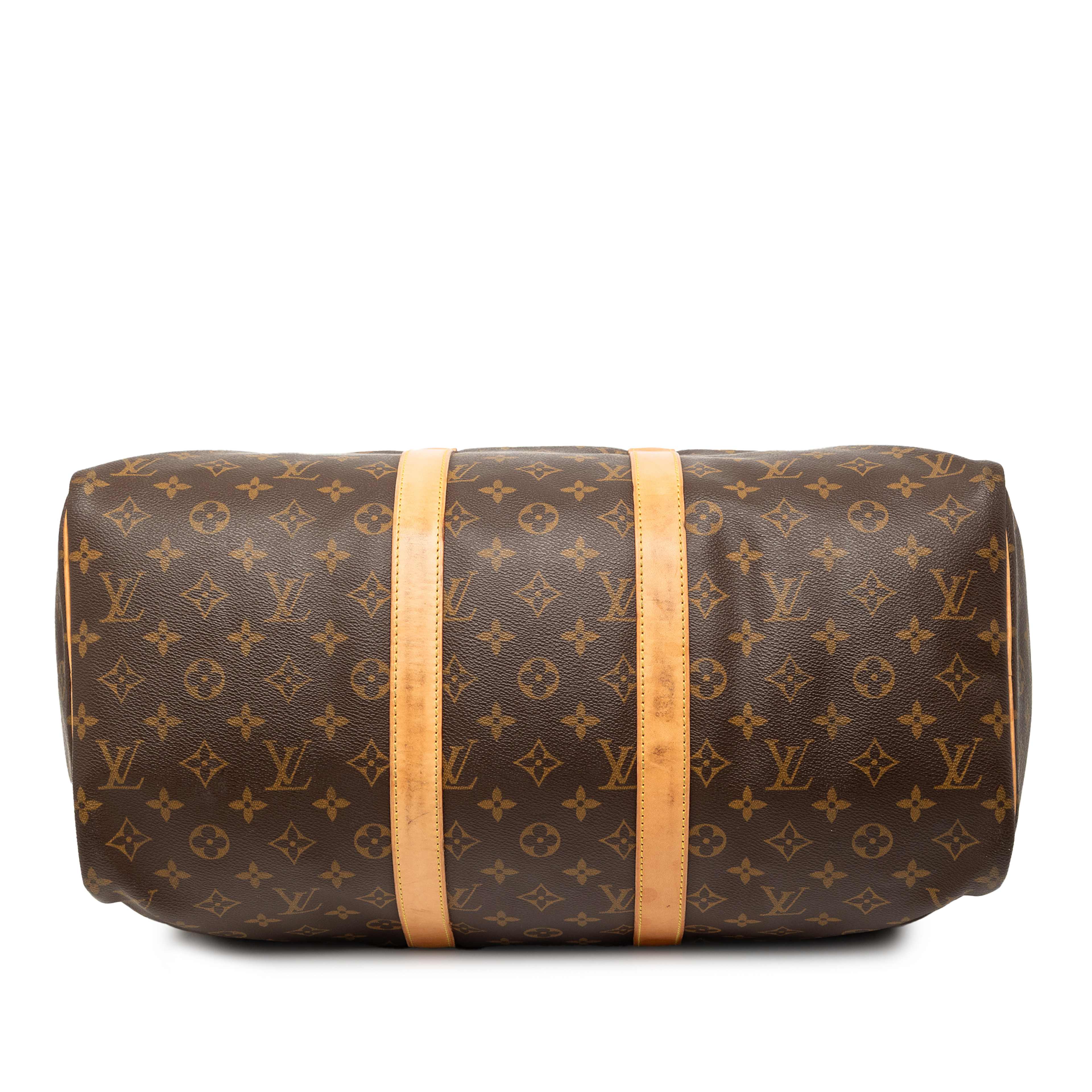 Louis Vuitton Monogram Keepall 45, från Luxclusif, i färgen brown. Klicka för att öppna bilden i stort format