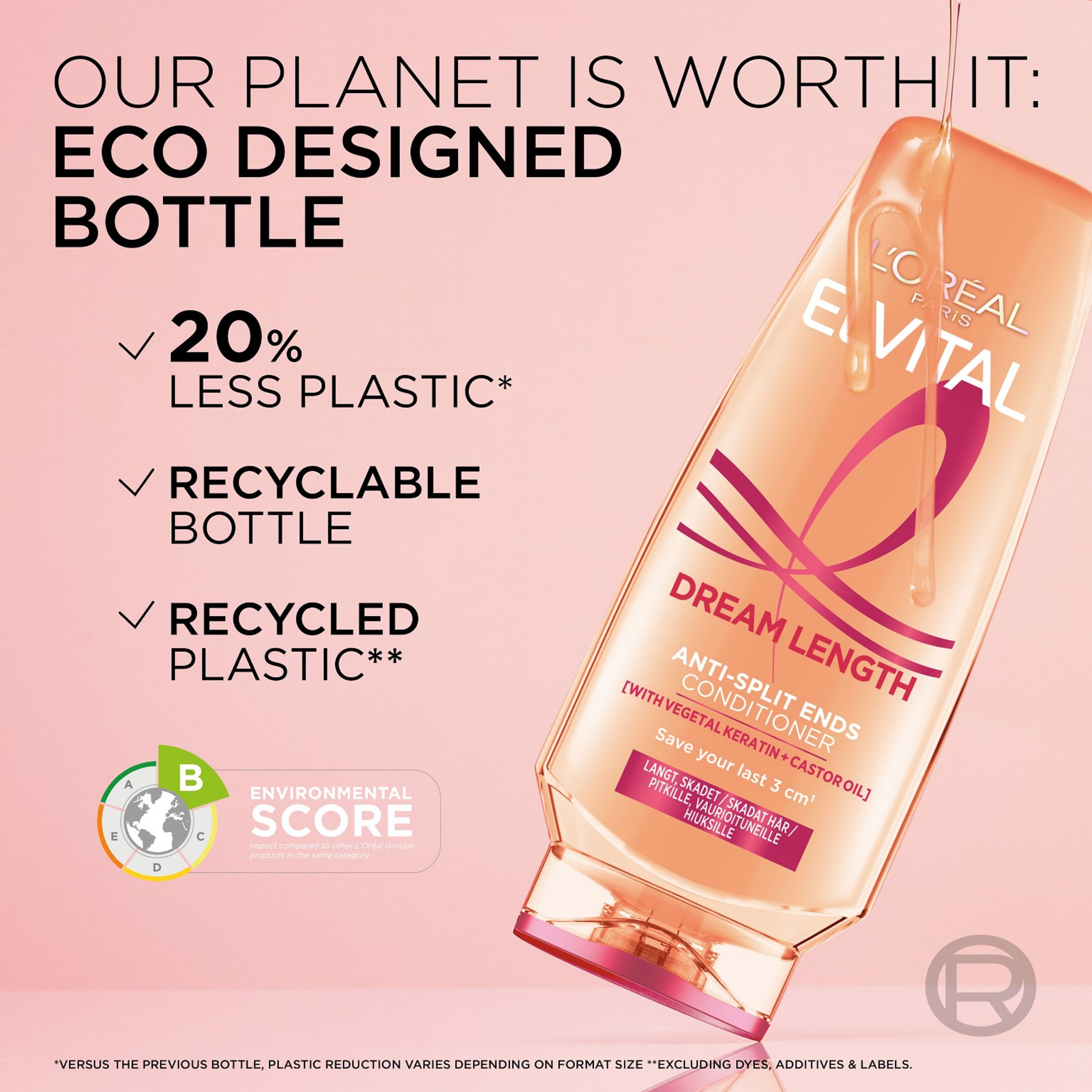 Elvital Dream Lengths Balsam, från L'Oréal Paris, i färgen Elvital Dream Lengths Balsam. Klicka för att öppna bilden i stort format