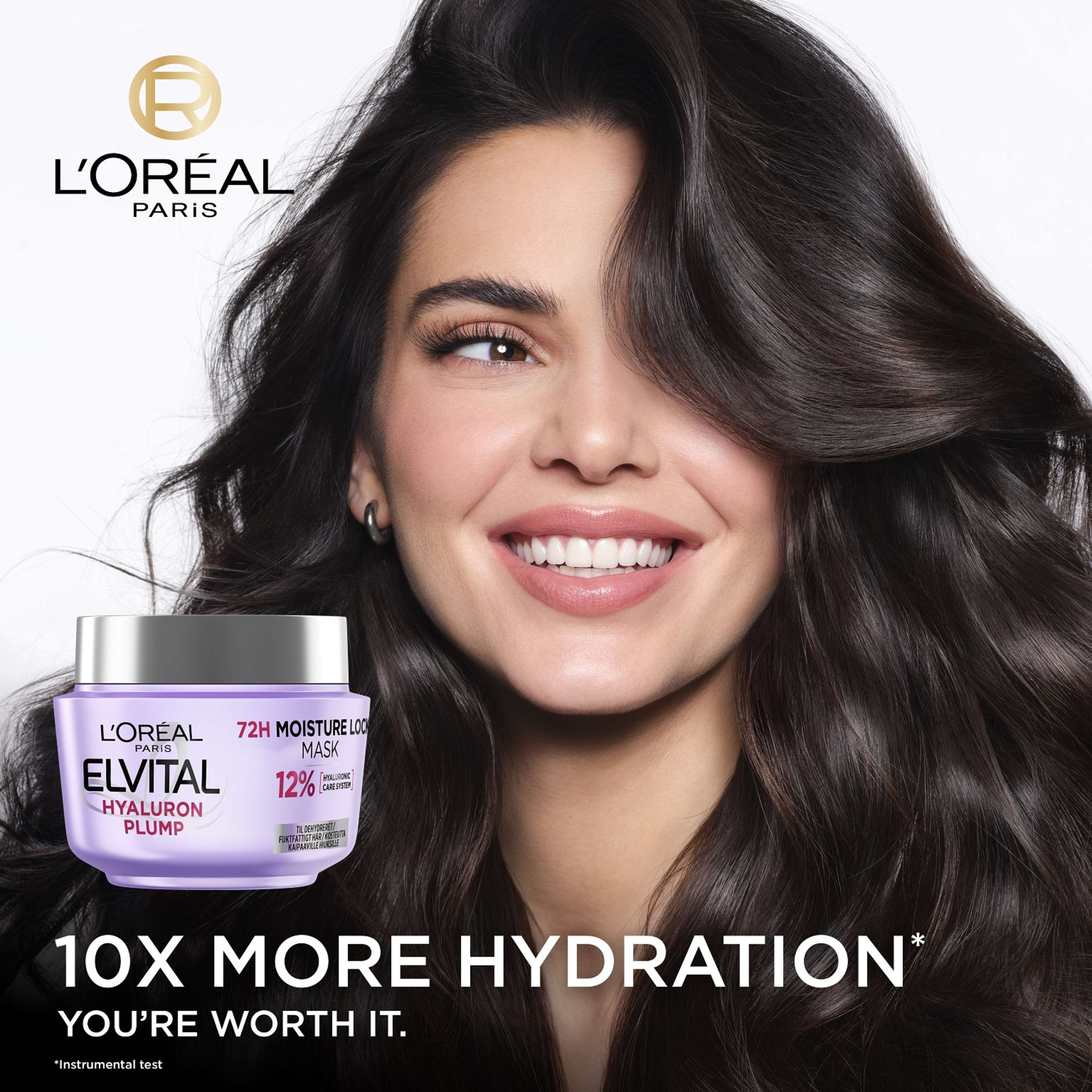 Elvital Hyaluron Plump Mask, från L'Oréal Paris, i färgen Hyaluron Plump Mask. Klicka för att öppna bilden i stort format