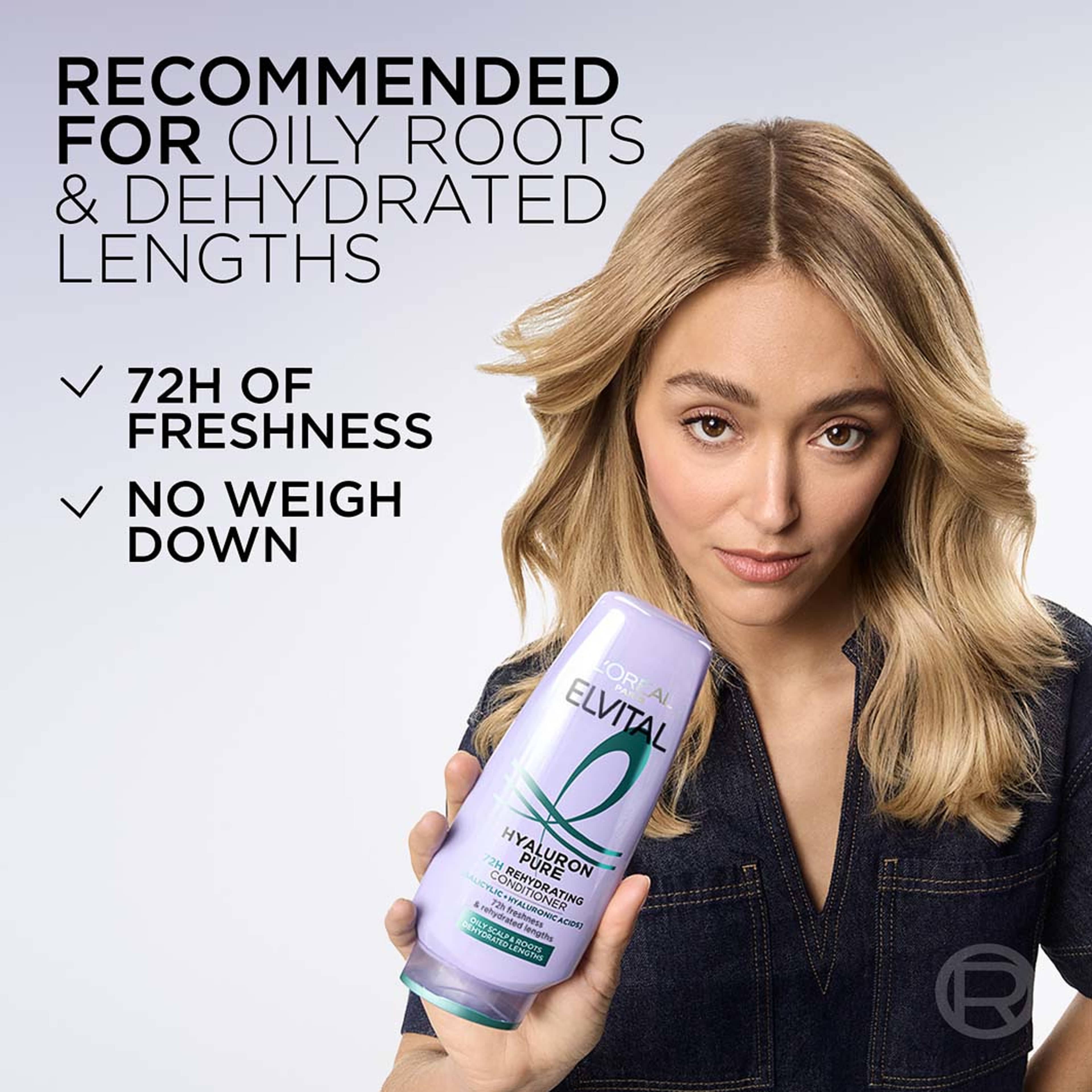 Elvital Hyaluron Pure Conditioner, från L'Oréal Paris, i färgen Hyaluron Pure. Klicka för att öppna bilden i stort format