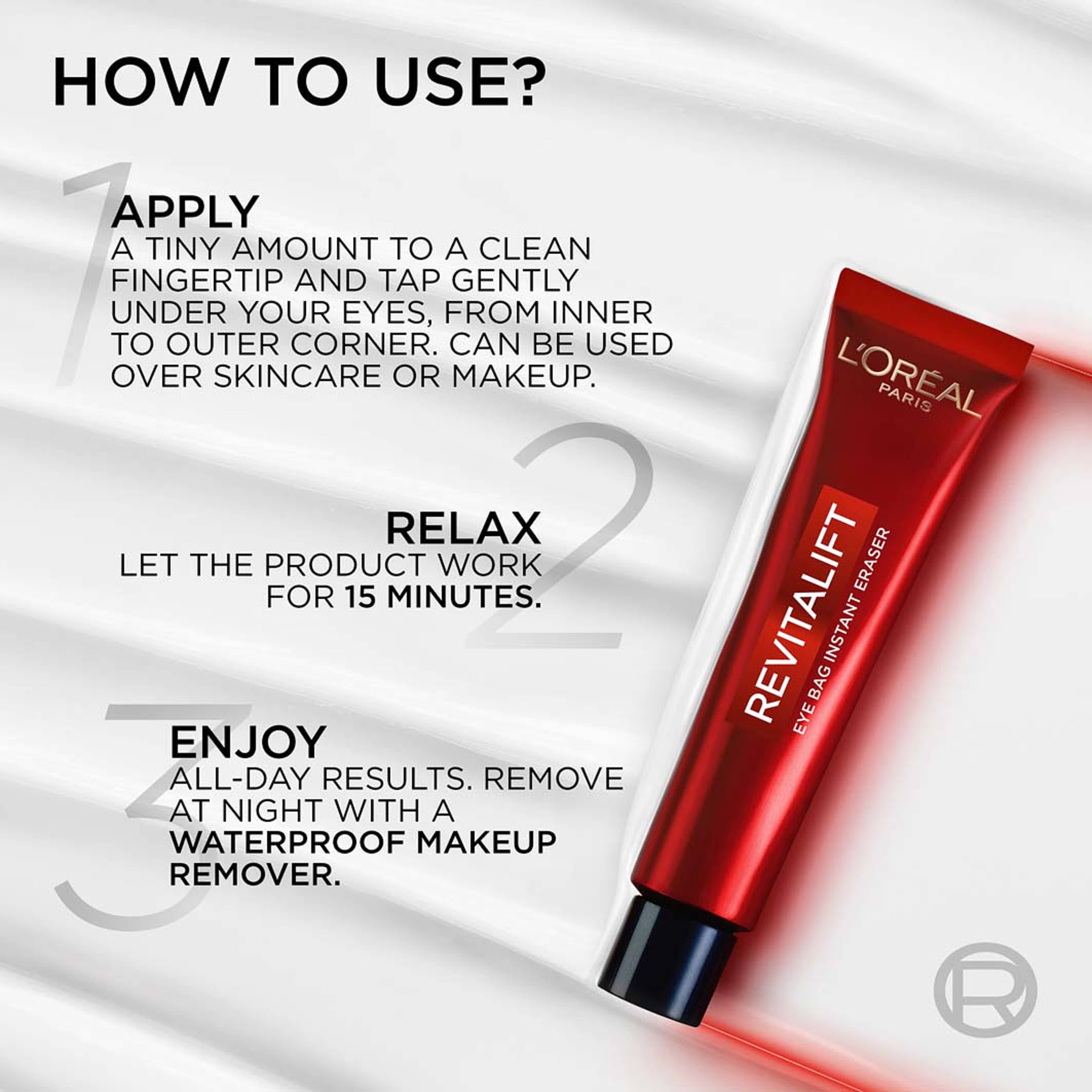 Revitalift Laser Eye Bag Instant Eraser, från L'Oréal Paris. Klicka för att öppna bilden i stort format