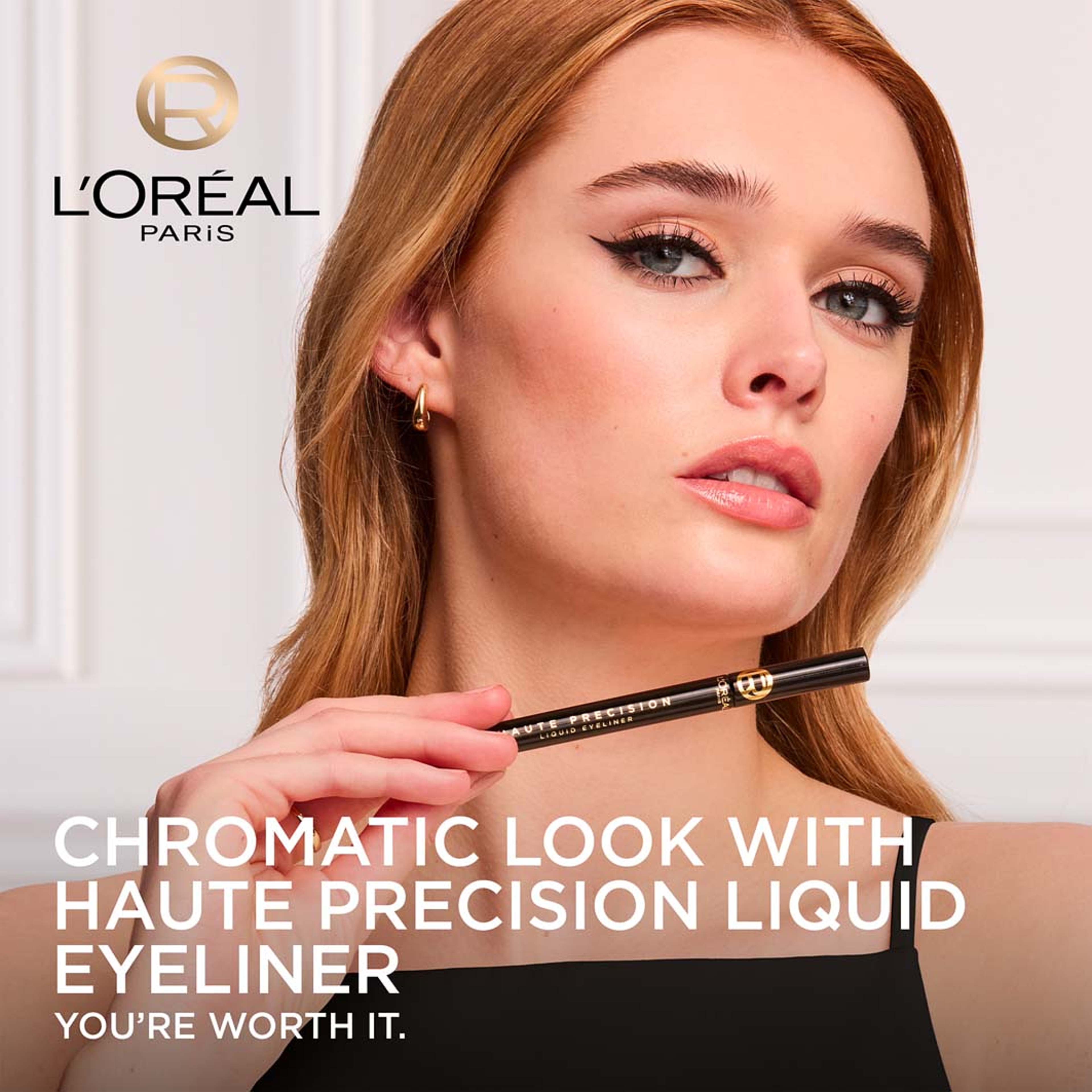 Haute Precision Flytande Eyeliner, från L'Oréal Paris, i färgen Noir Silk. Klicka för att öppna bilden i stort format