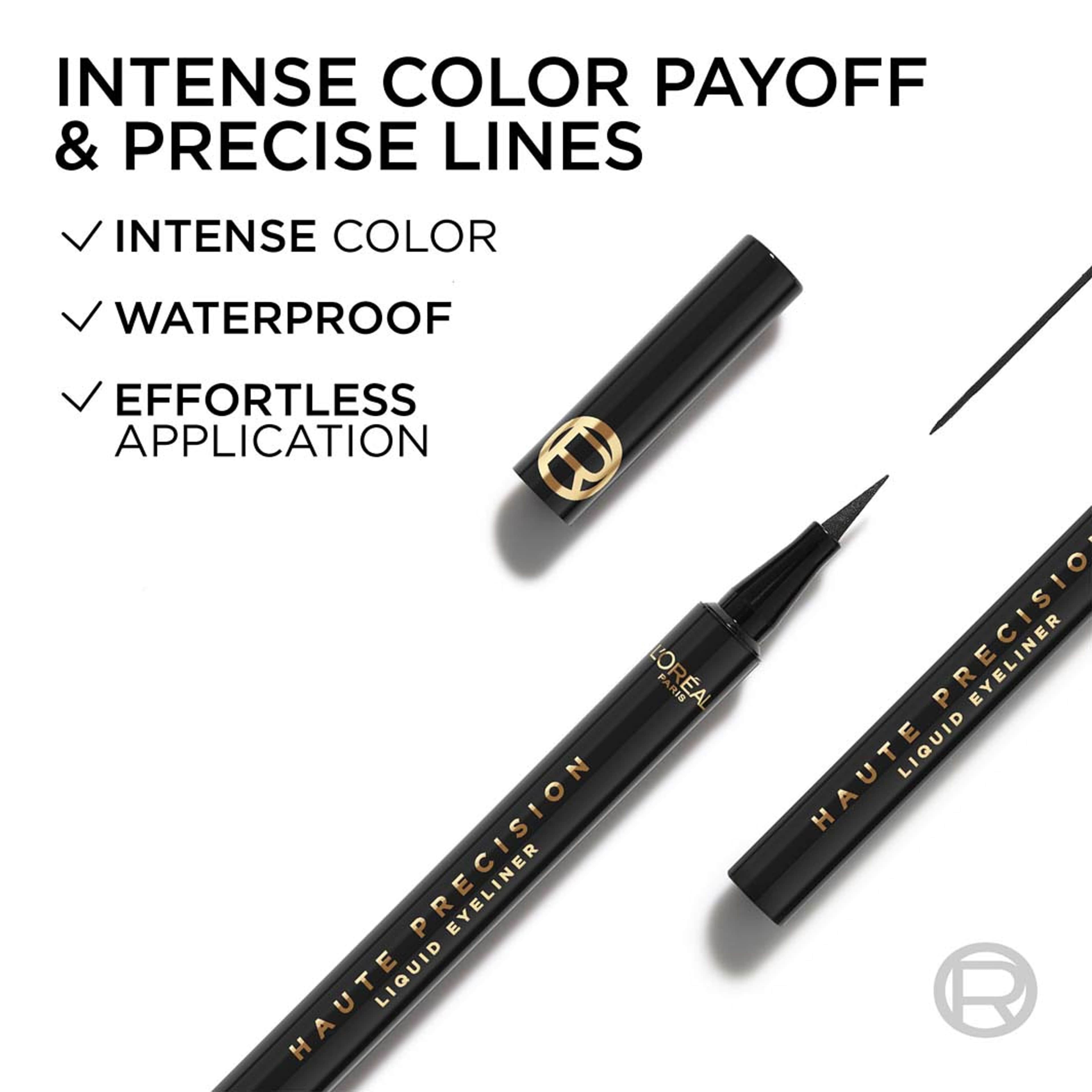 Haute Precision Flytande Eyeliner, från L'Oréal Paris, i färgen Noir Silk. Klicka för att öppna bilden i stort format