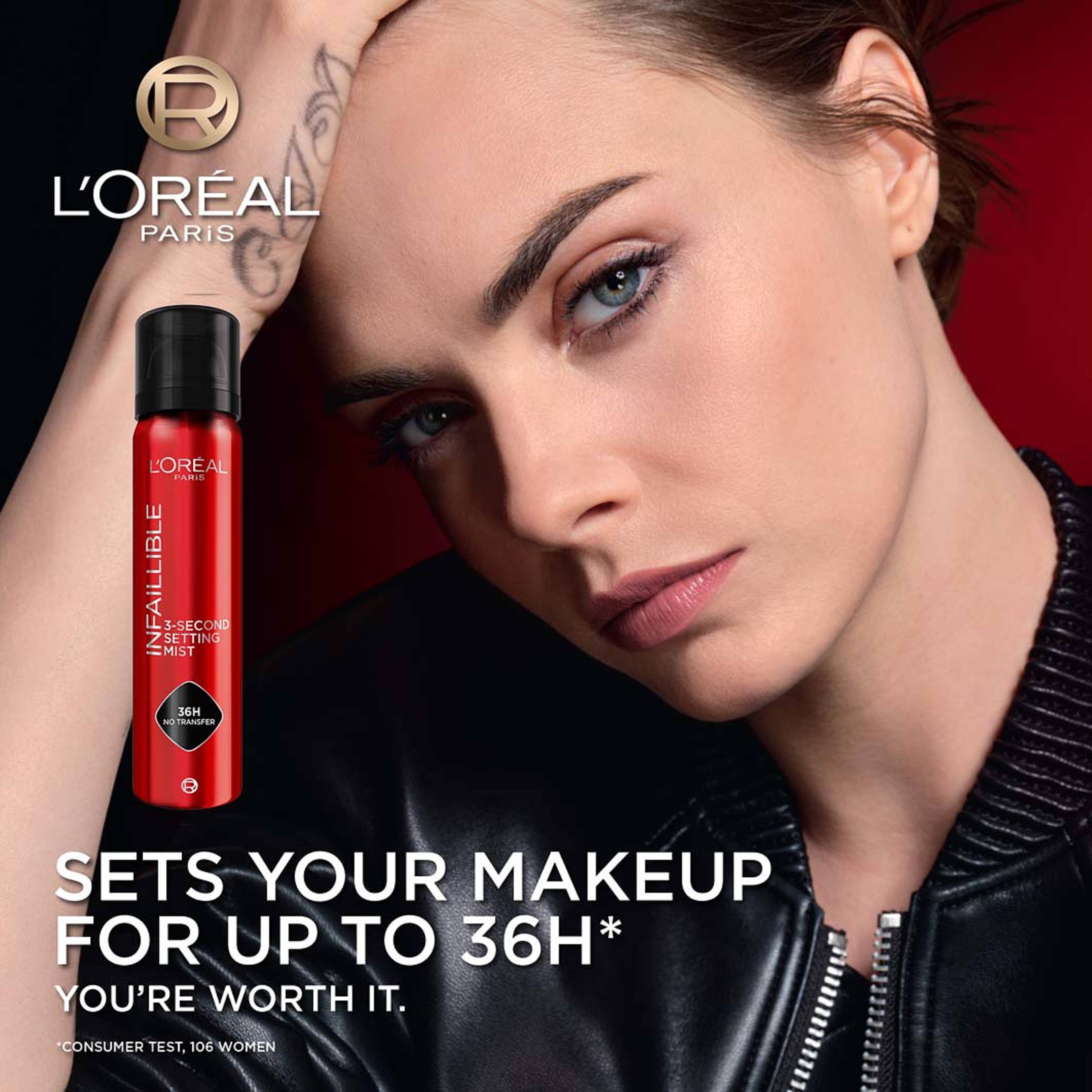 Infaillible 3-Second Makeup Setting Spray, från L'Oréal Paris. Klicka för att öppna bilden i stort format