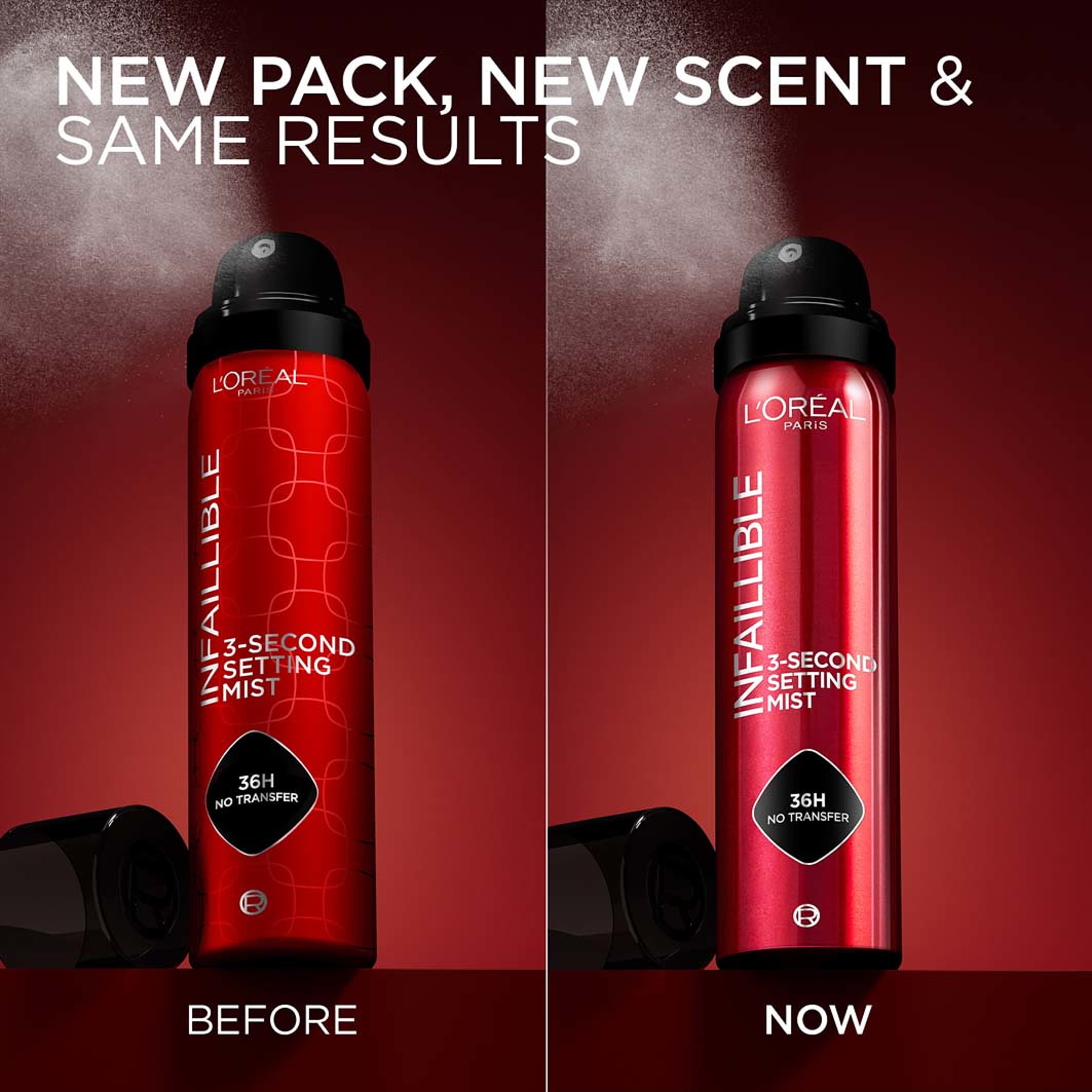 Infaillible 3-Second Makeup Setting Spray, från L'Oréal Paris. Klicka för att öppna bilden i stort format