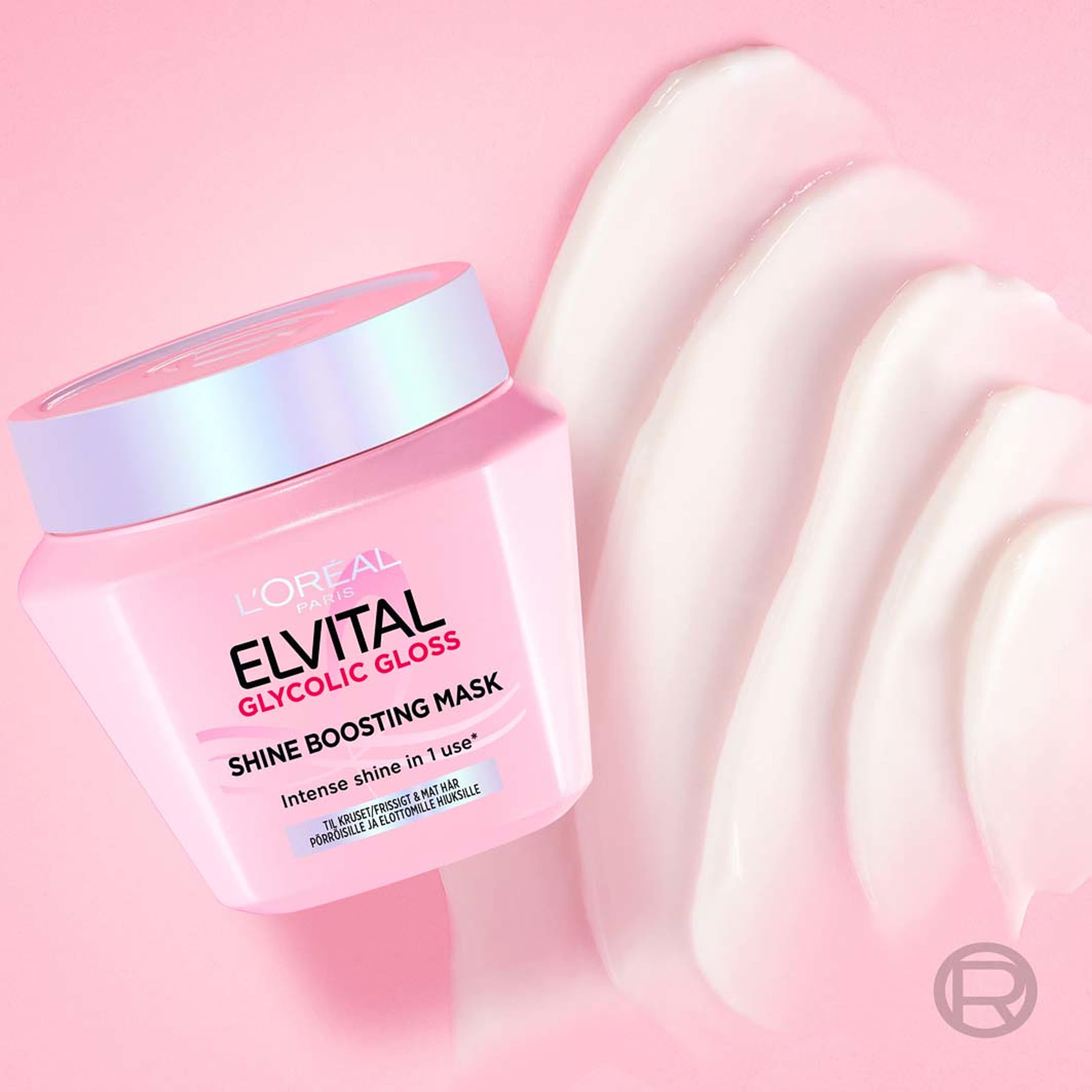 Elvital Glycolic Gloss Shine Boosting Mask, från L'Oréal Paris. Klicka för att öppna bilden i stort format