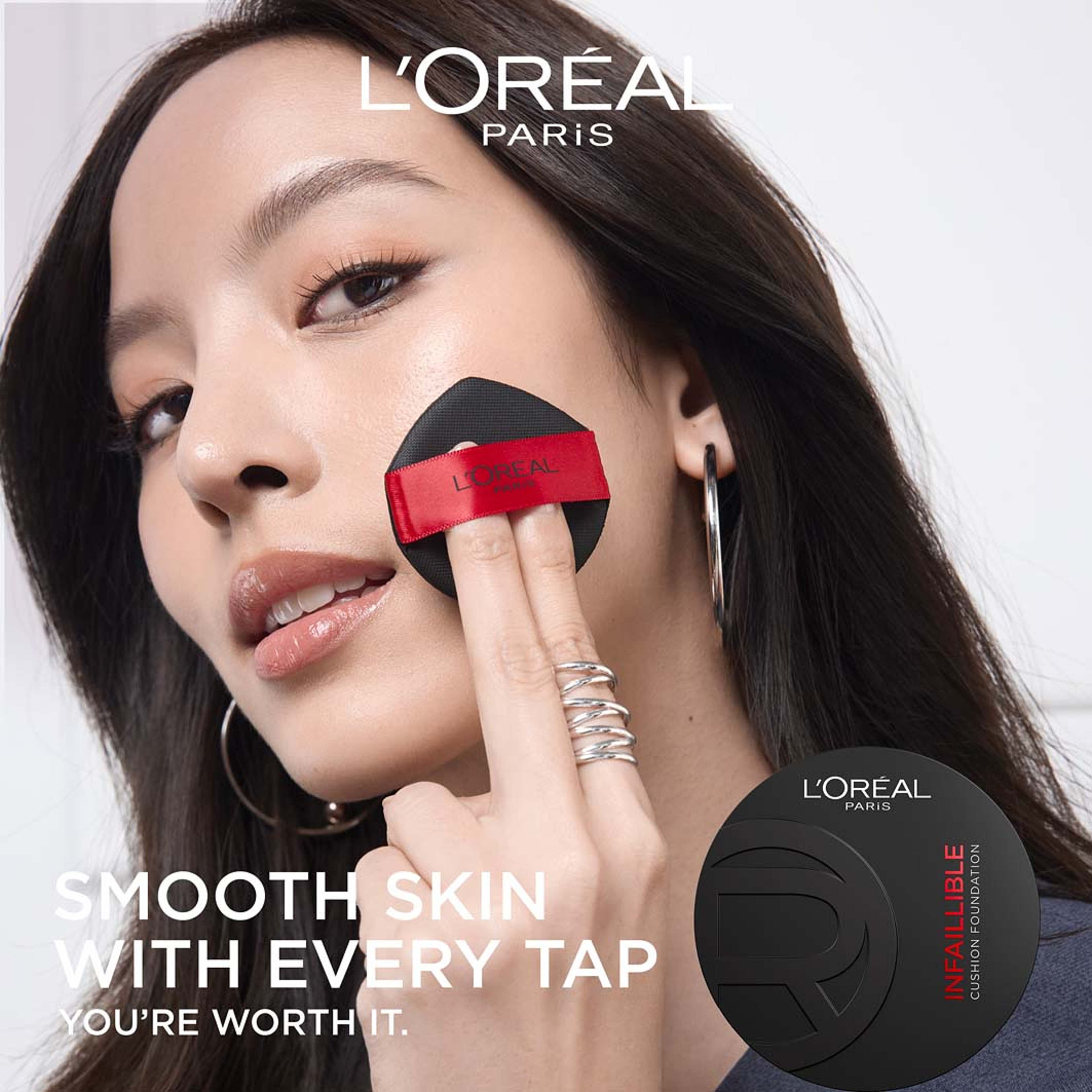 Infaillible Cushion Foundation, från L'Oréal Paris, i färgen 250. Klicka för att öppna bilden i stort format