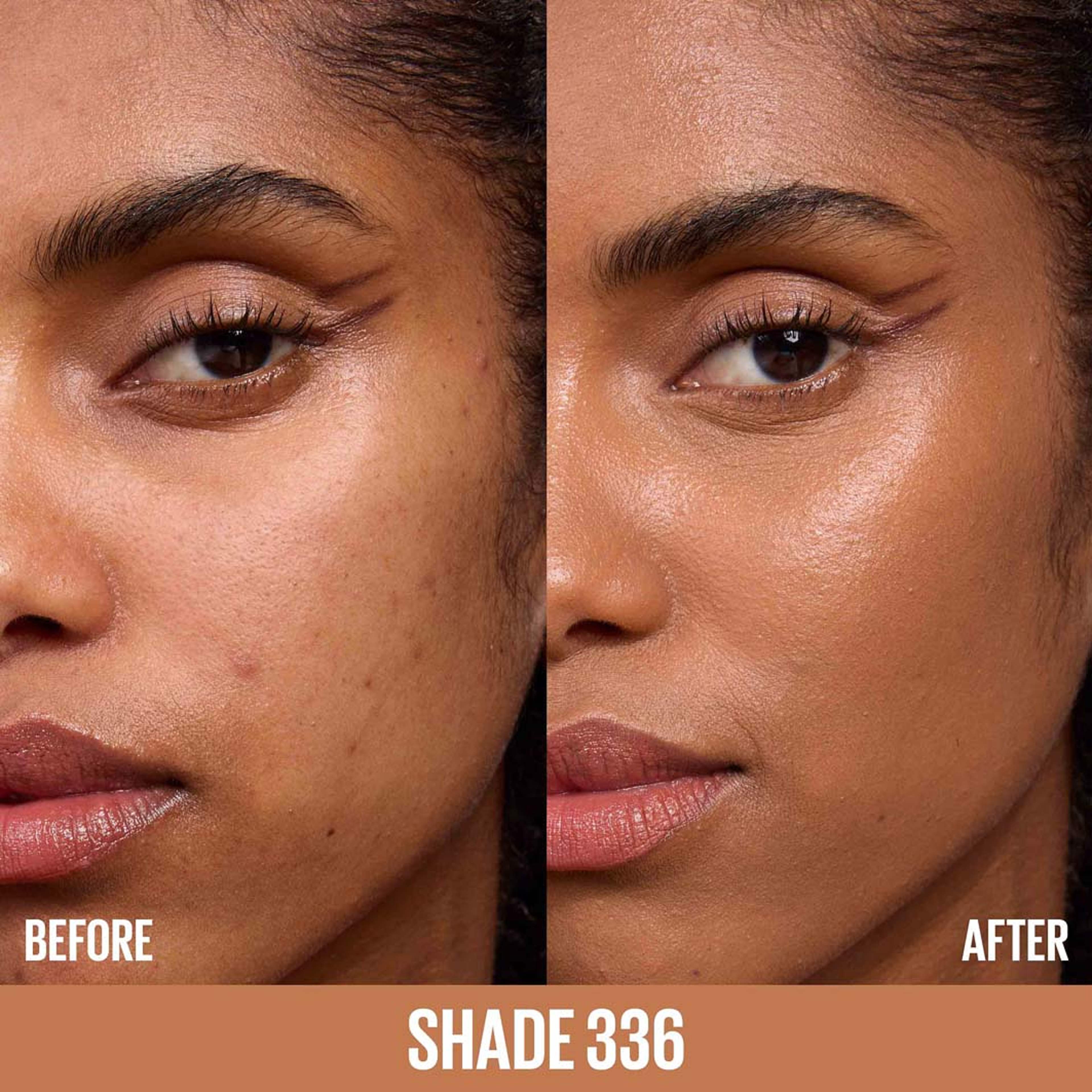 Lifter Plump & Glow Foundation, från Maybelline, i färgen 336. Klicka för att öppna bilden i stort format