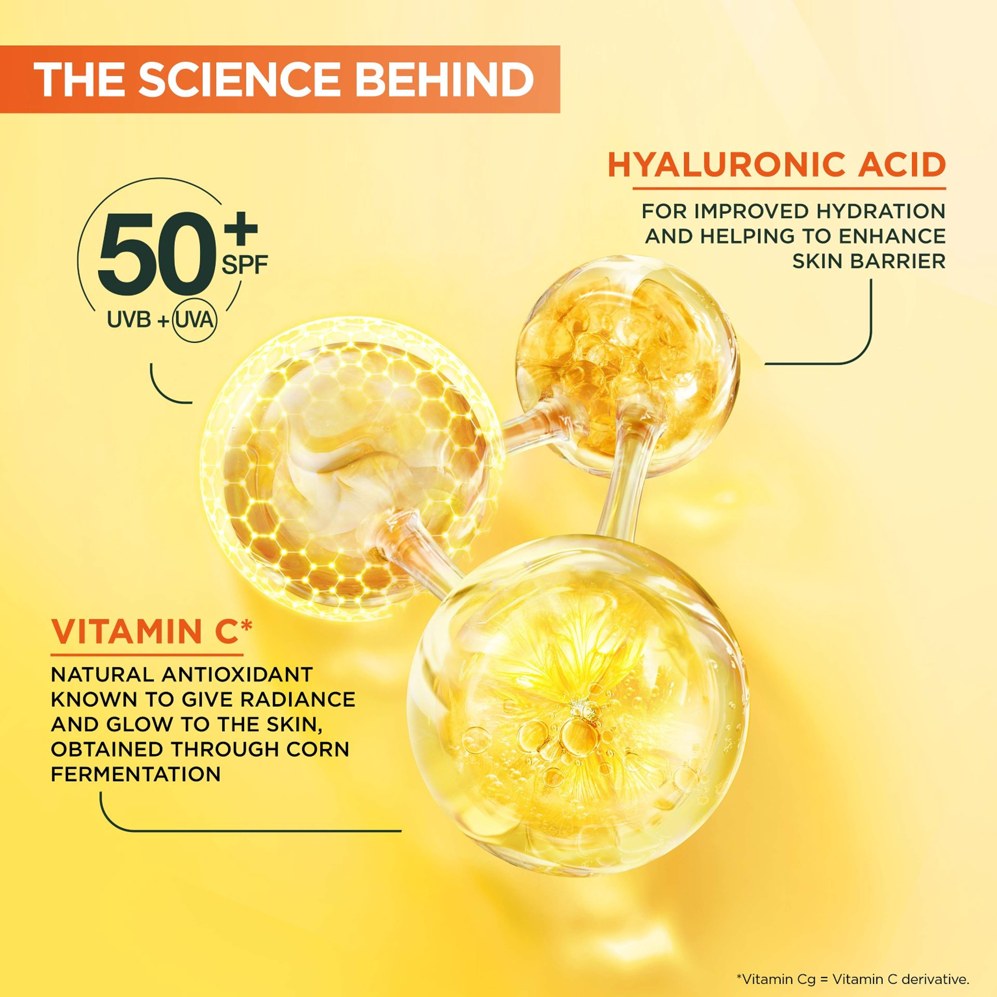 Skin Active Vitamin C UV Daily Fluid SPF50+, från Garnier. Klicka för att öppna bilden i stort format