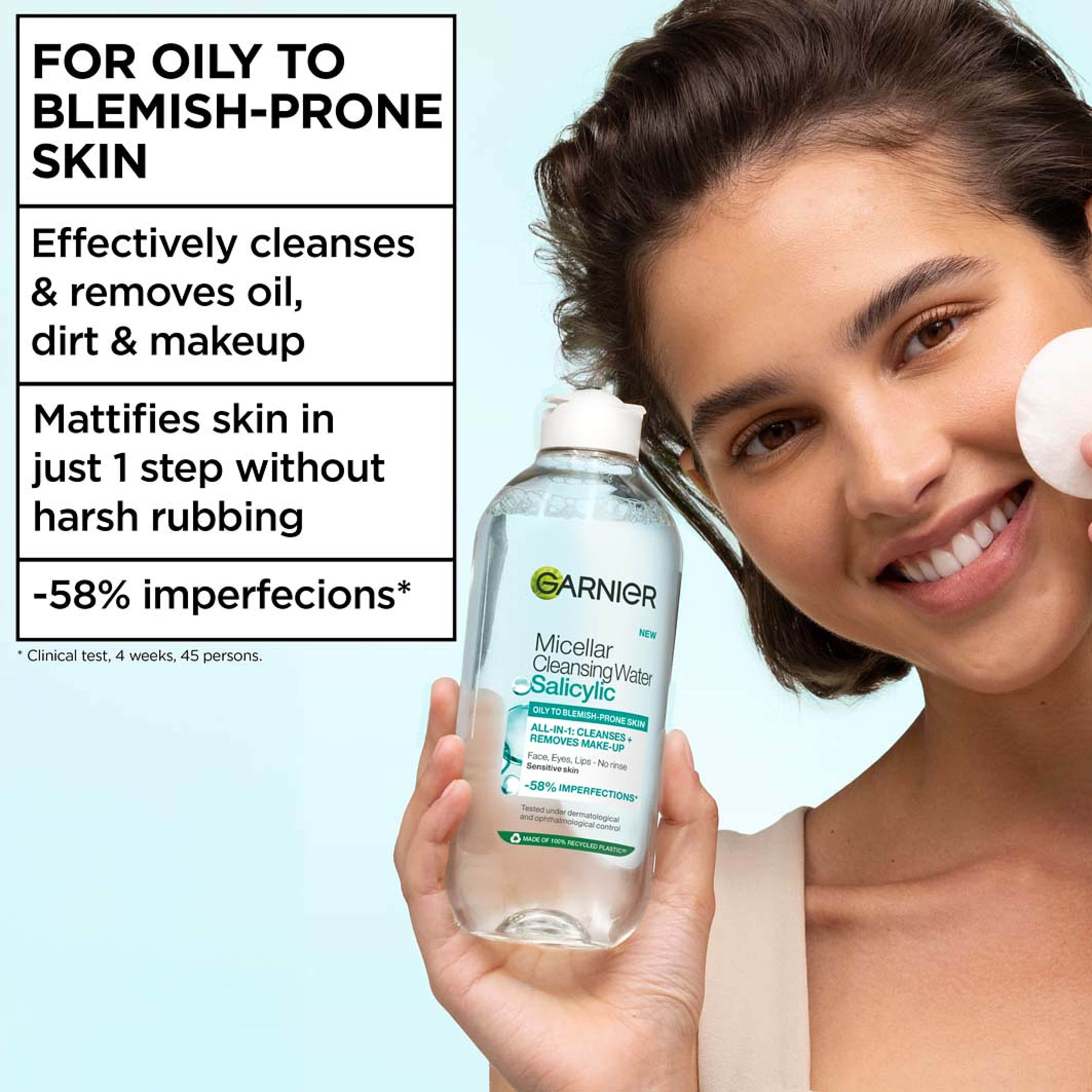 Micellar Cleansing Water Salicylic, från Garnier. Klicka för att öppna bilden i stort format