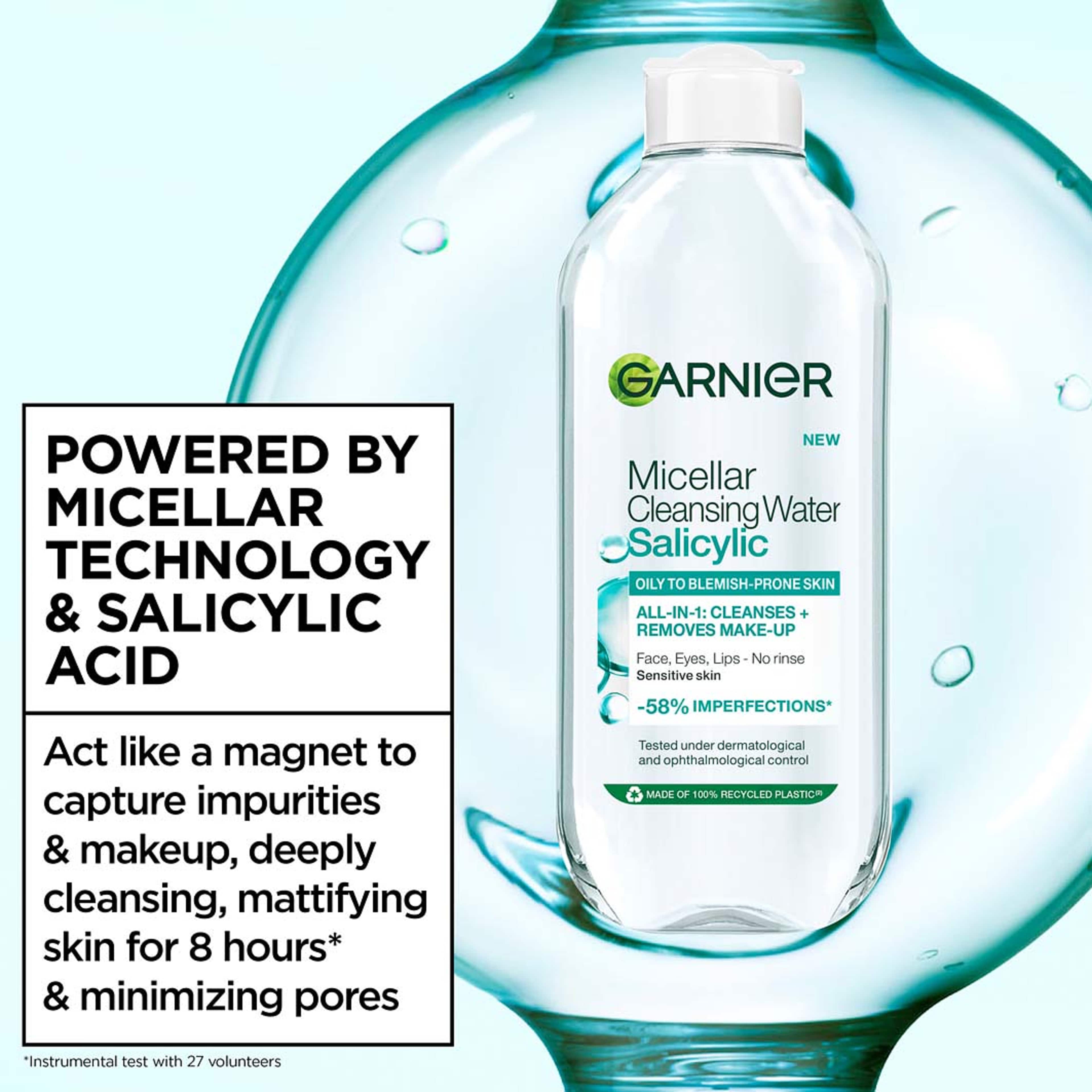 Micellar Cleansing Water Salicylic, från Garnier. Klicka för att öppna bilden i stort format