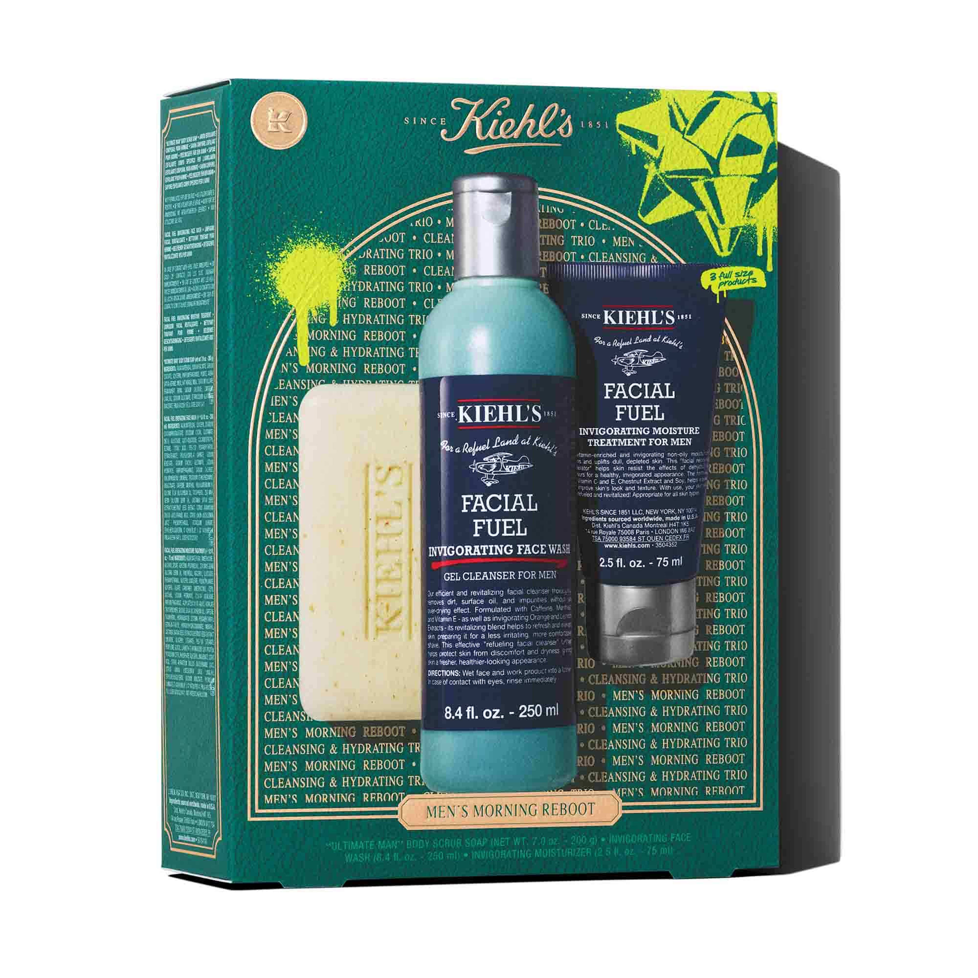 Mens Morning Reboot Holiday set, från Kiehls. Klicka för att öppna bilden i stort format
