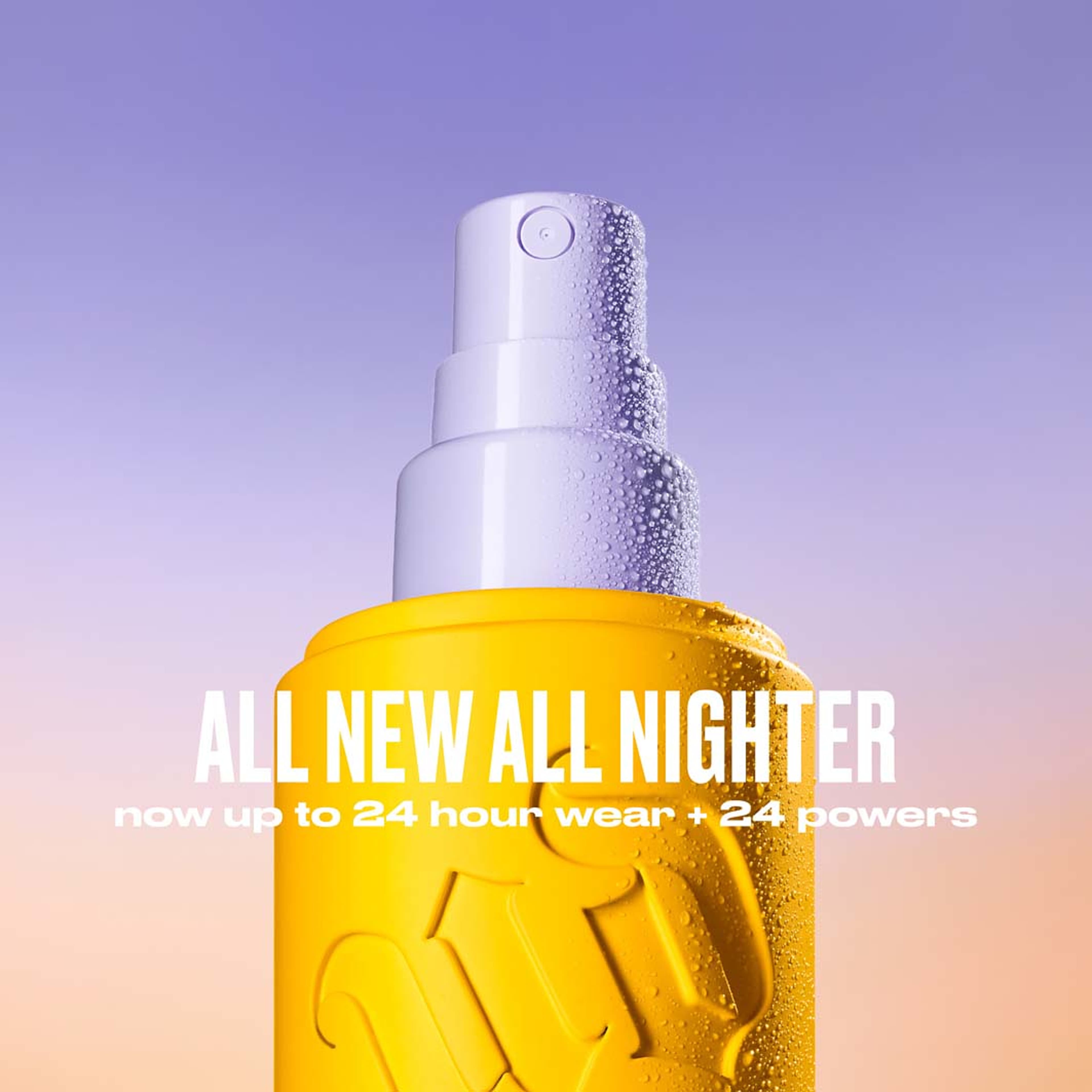 All Nighter Makeup Setting Spray Glow Finish, från Urban Decay. Klicka för att öppna bilden i stort format