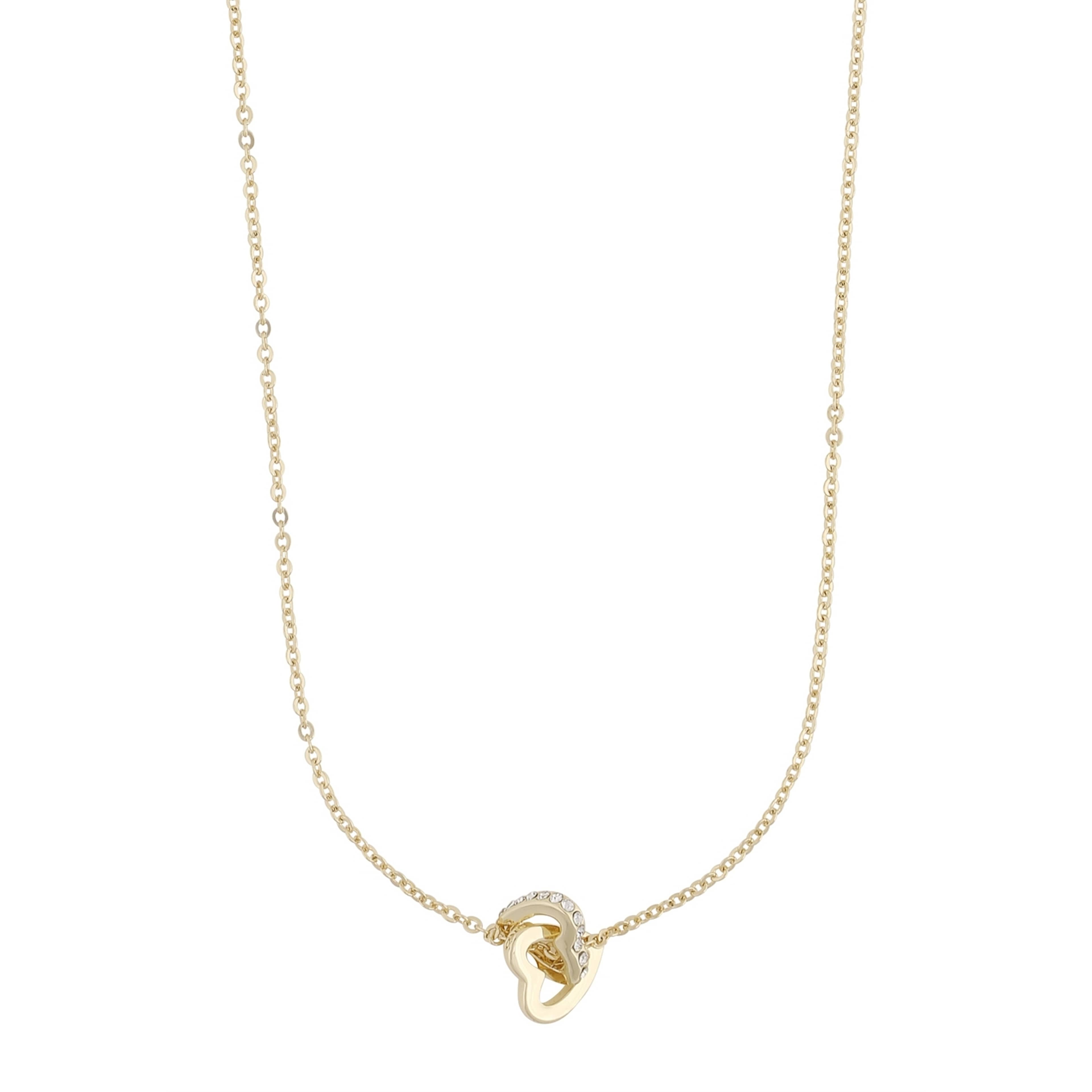 Connected Pendant Heart Necklace
