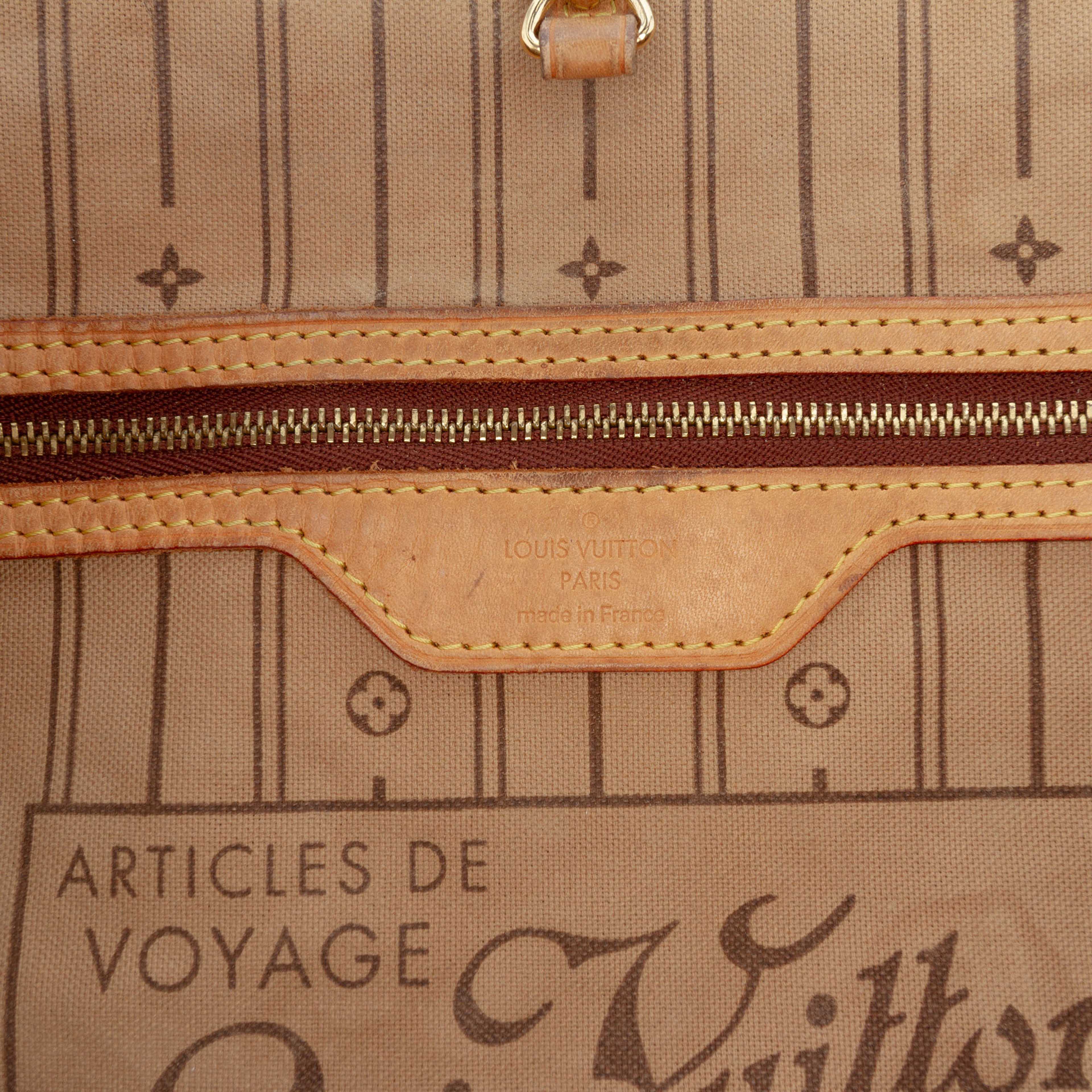 Louis Vuitton Monogram Neverfull Gm, från Luxclusif, i färgen brown. Klicka för att öppna bilden i stort format