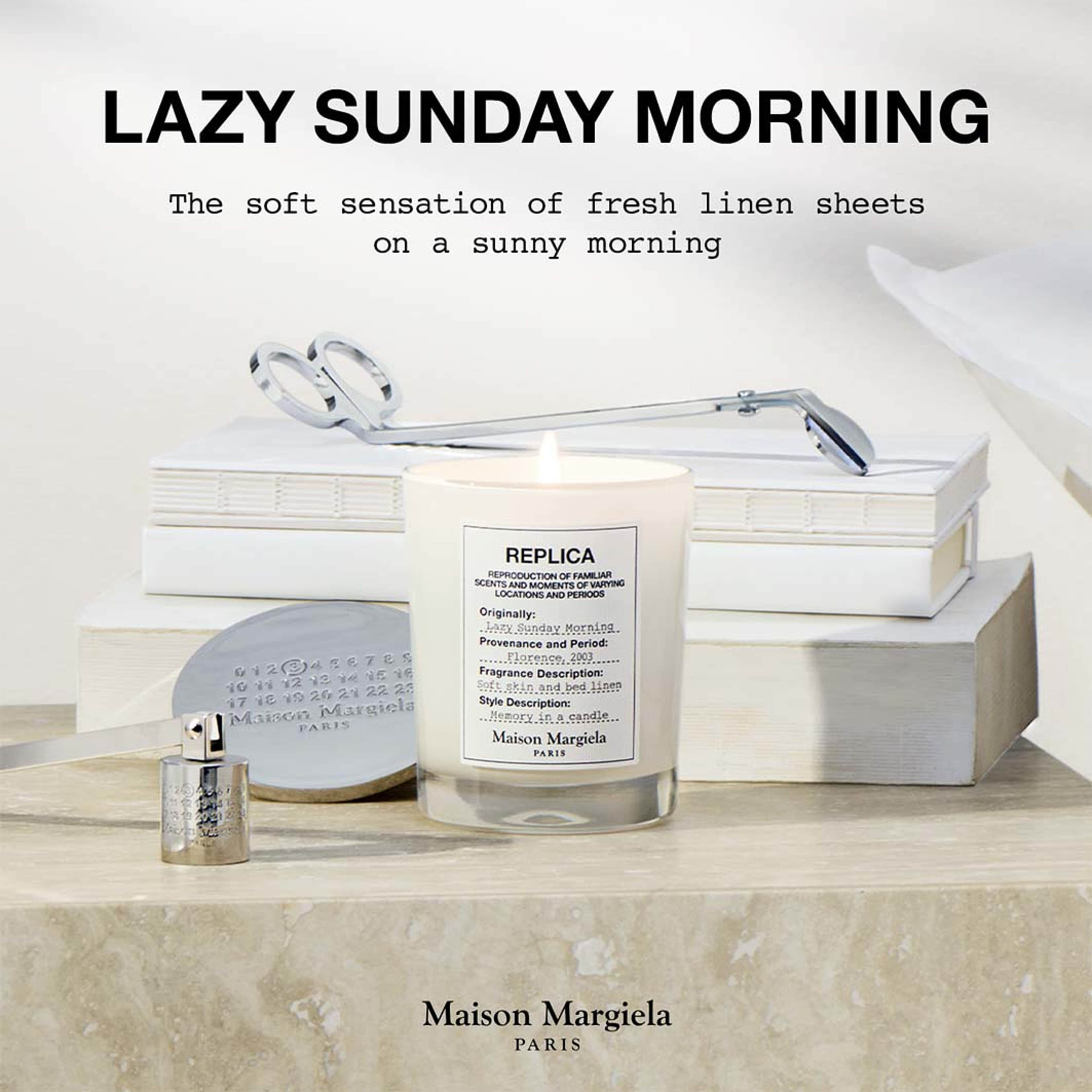 Candle Lazy Sunday, från Maison Margiela. Klicka för att öppna bilden i stort format