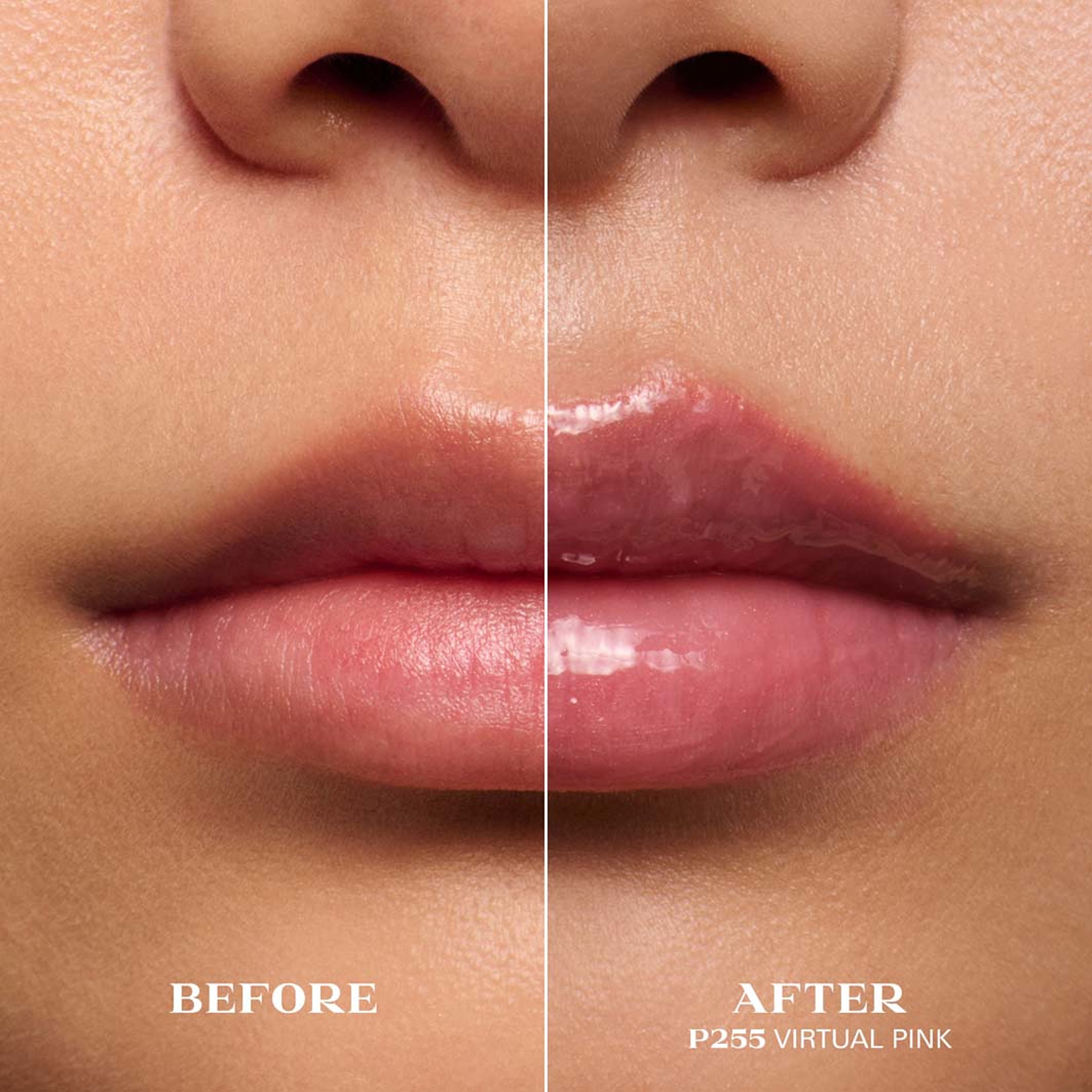 Reflection Glossy Liquid Balm, från Prada, i färgen P255 Virtual Pink. Klicka för att öppna bilden i stort format