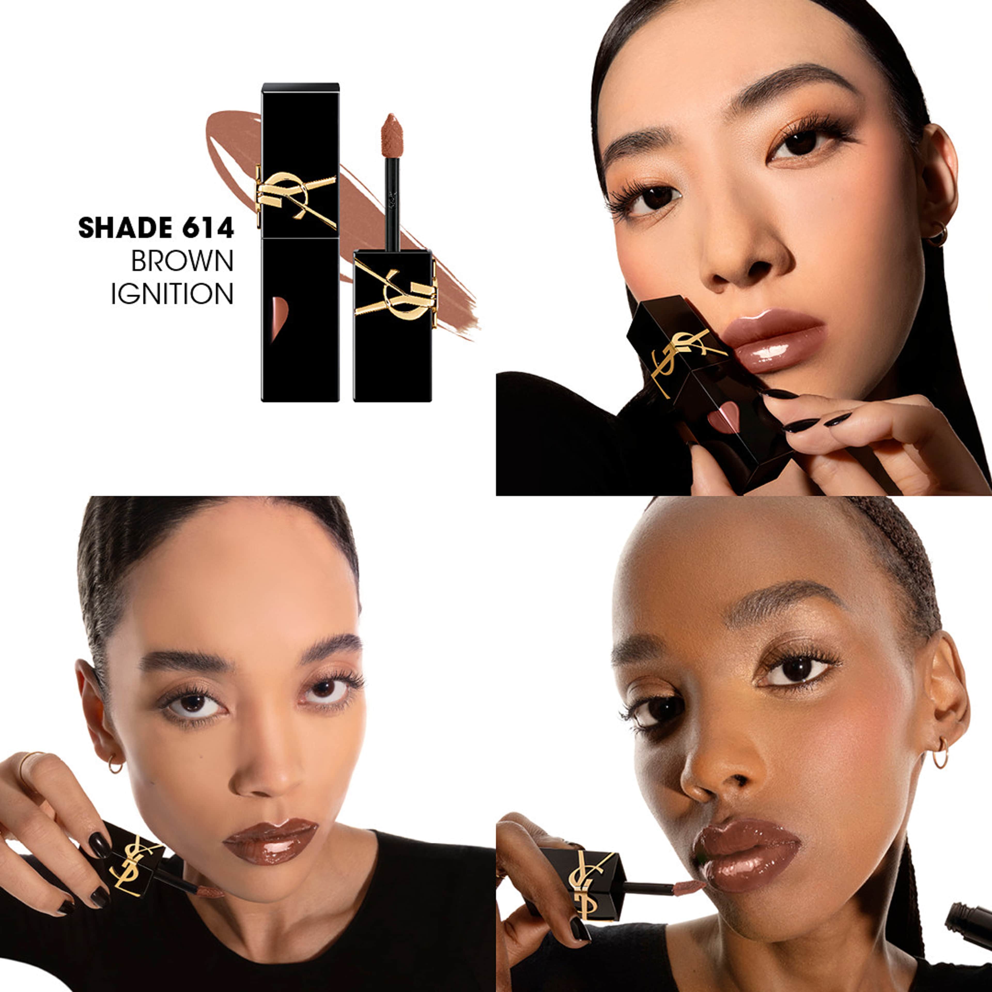 YSL THE INKS VINYL CREAM HIGH SHINE LIP STAIN, från Yves Saint Laurent, i färgen 614. Klicka för att öppna bilden i stort format