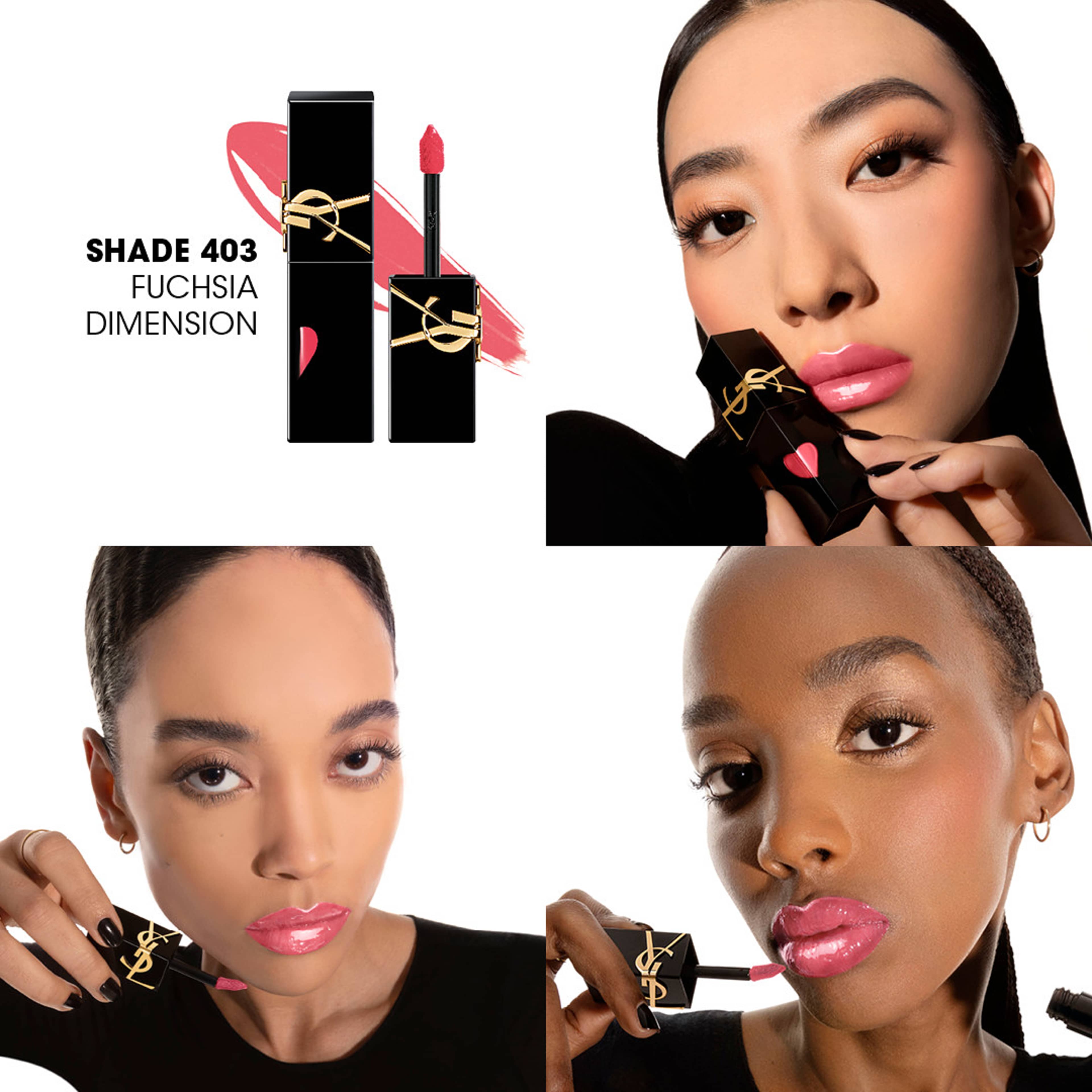 YSL THE INKS VINYL CREAM HIGH SHINE LIP STAIN, från Yves Saint Laurent, i färgen 403. Klicka för att öppna bilden i stort format