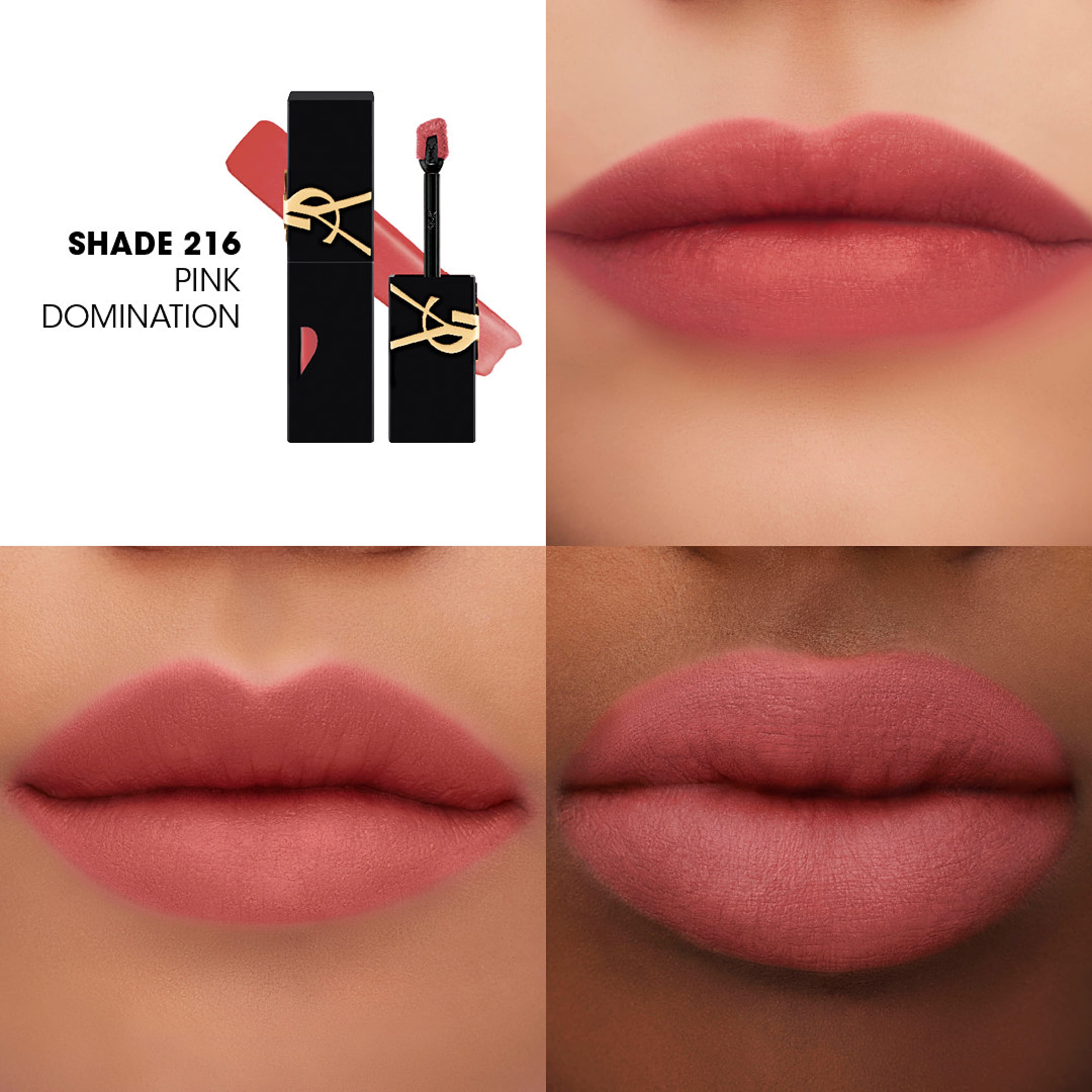 THE INKS BLUR BLURRING MATTE LIP STAIN, från Yves Saint Laurent, i färgen 216. Klicka för att öppna bilden i stort format