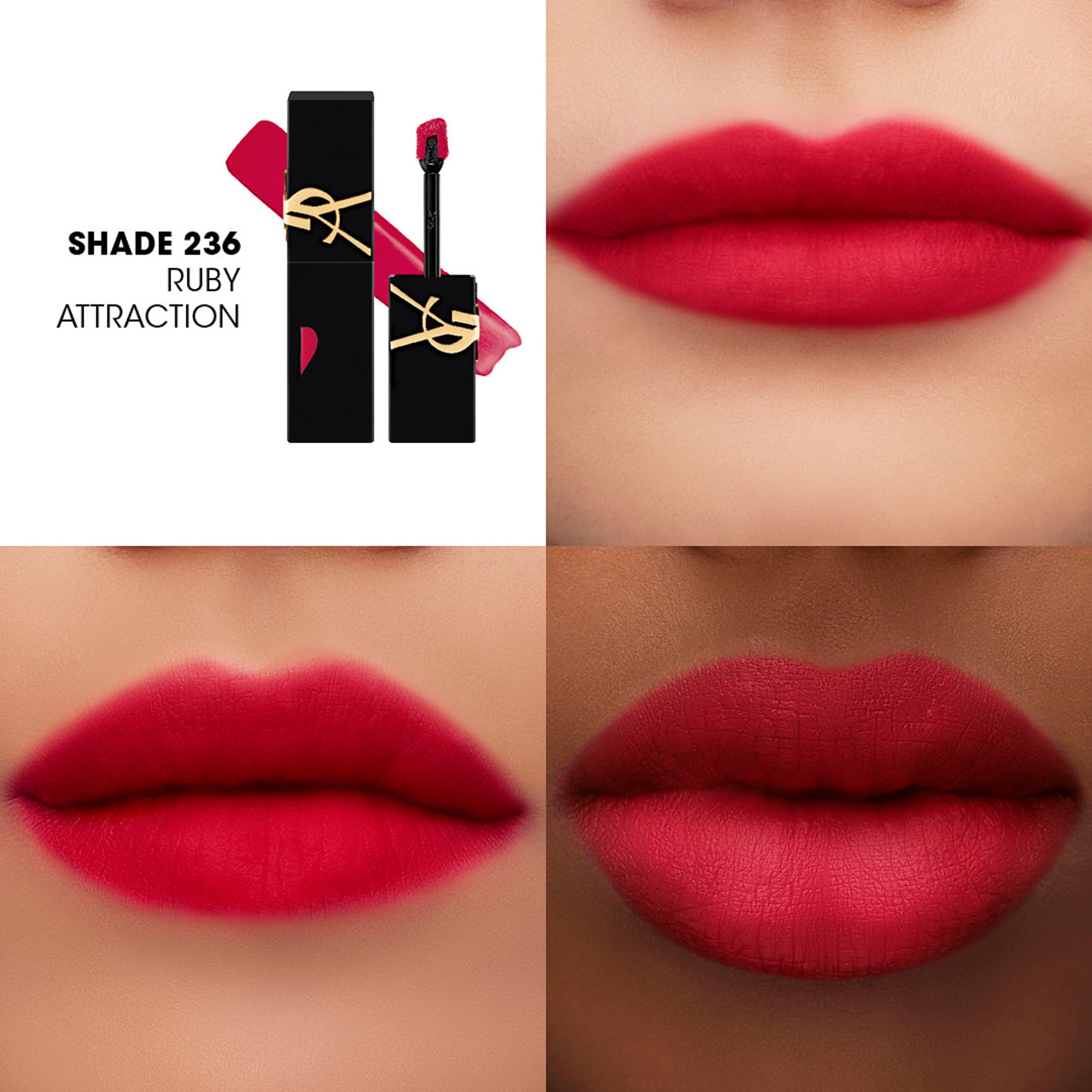 THE INKS BLUR BLURRING MATTE LIP STAIN, från Yves Saint Laurent, i färgen 236. Klicka för att öppna bilden i stort format