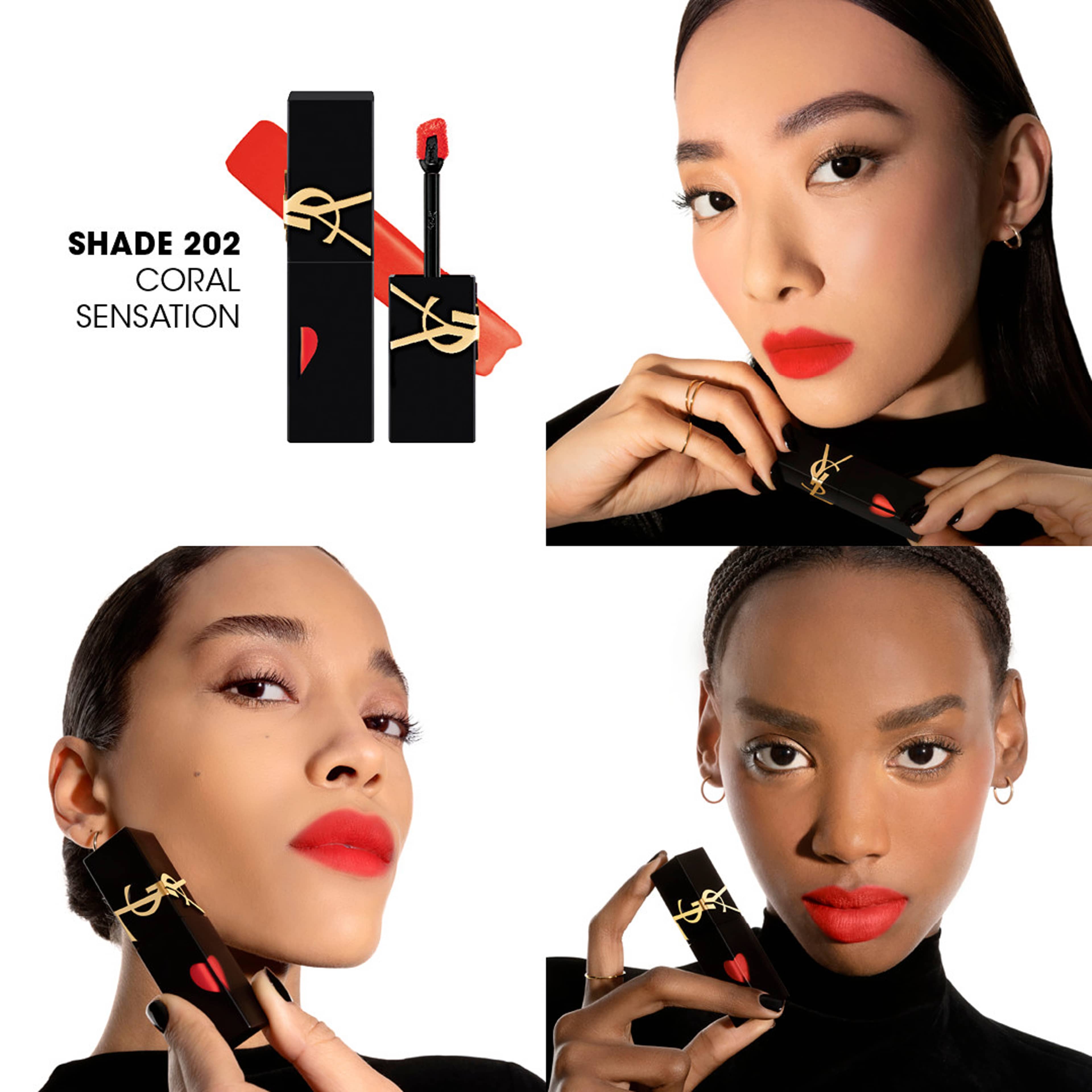 THE INKS BLUR BLURRING MATTE LIP STAIN, från Yves Saint Laurent, i färgen 202. Klicka för att öppna bilden i stort format