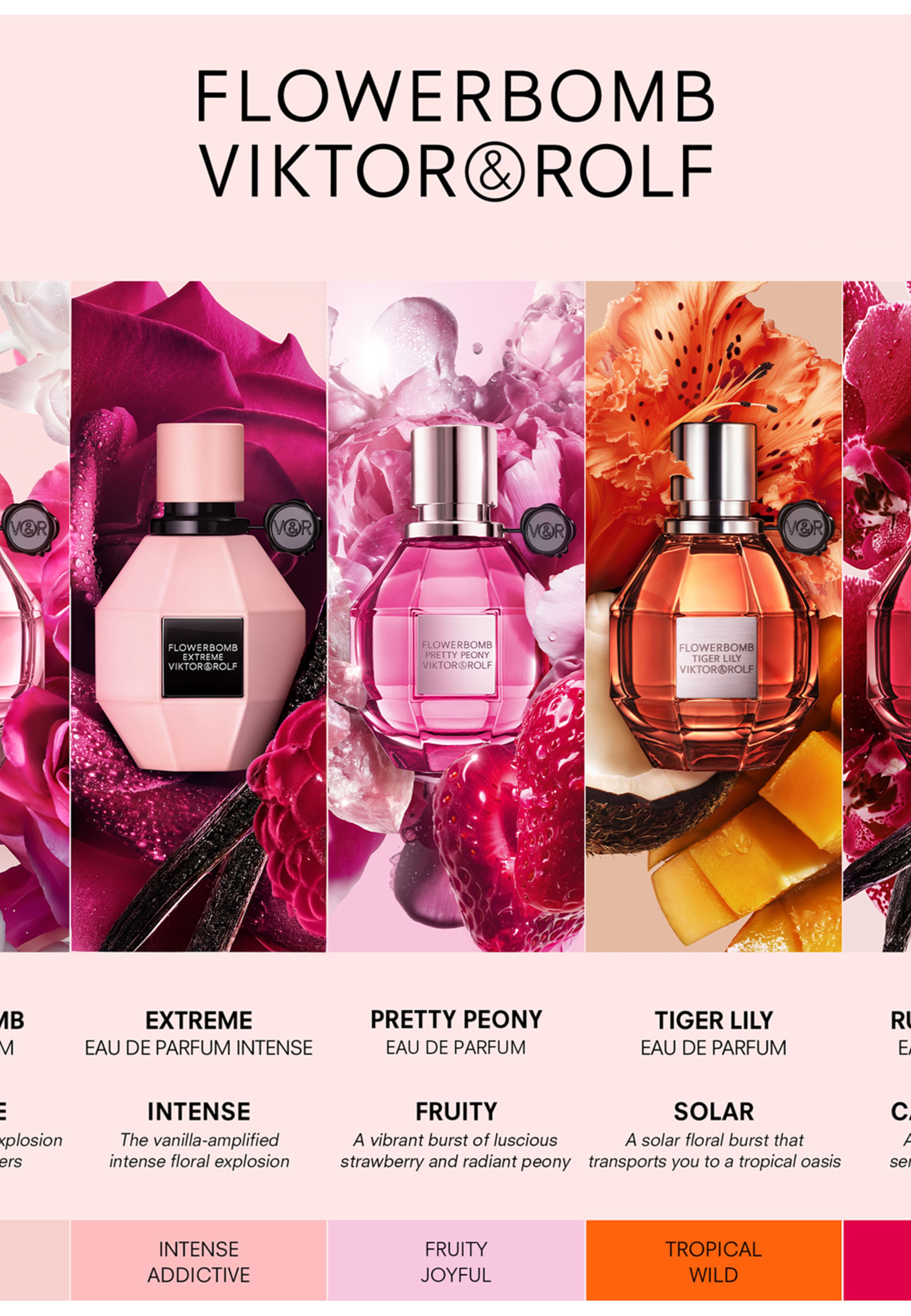 Flowerbomb Pretty Peony Extreme Eau de parfum 50 ml, från Viktor&Rolf. Klicka för att öppna bilden i stort format