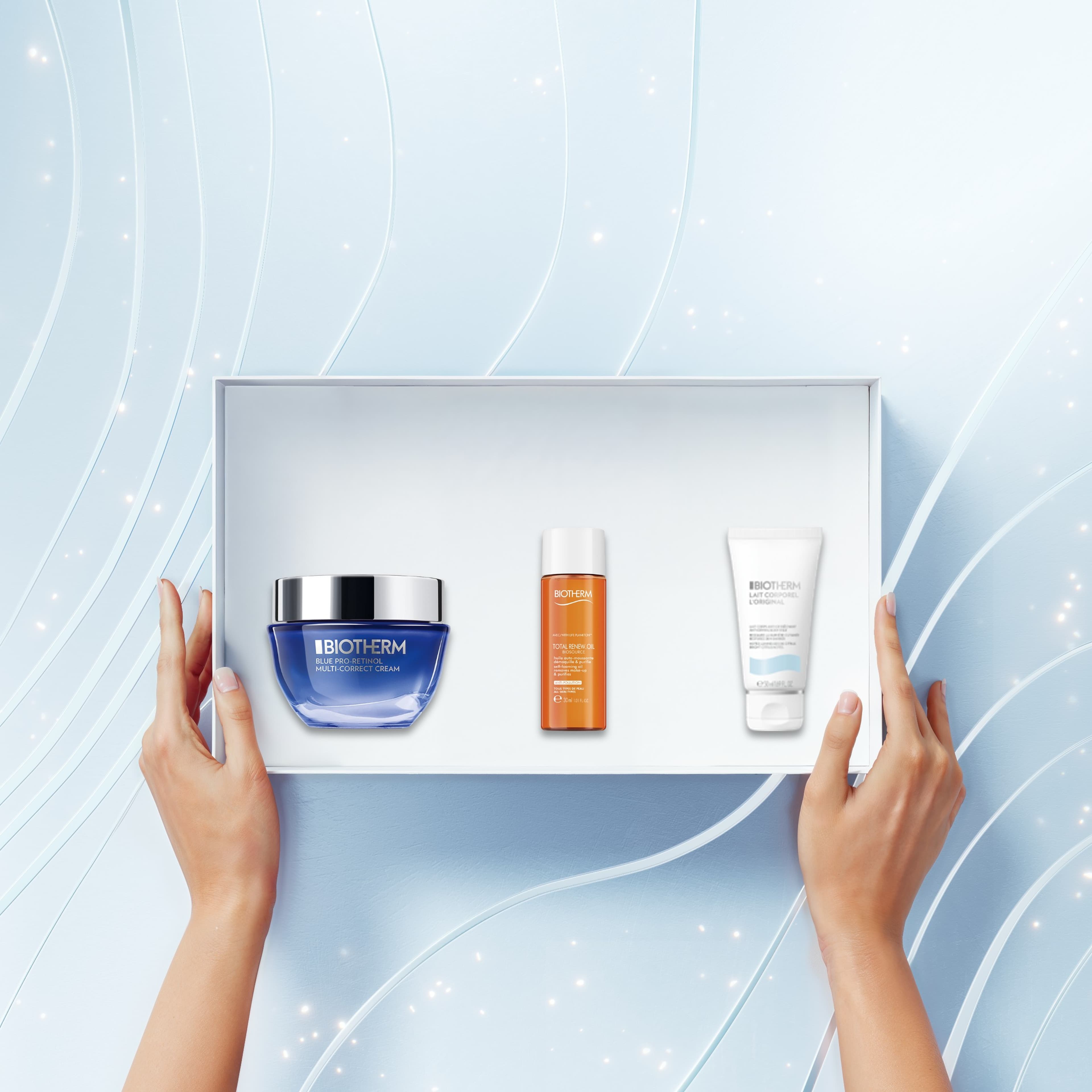 Blue Therapy Pro-Retinol Holiday Set 2025, från Biotherm.