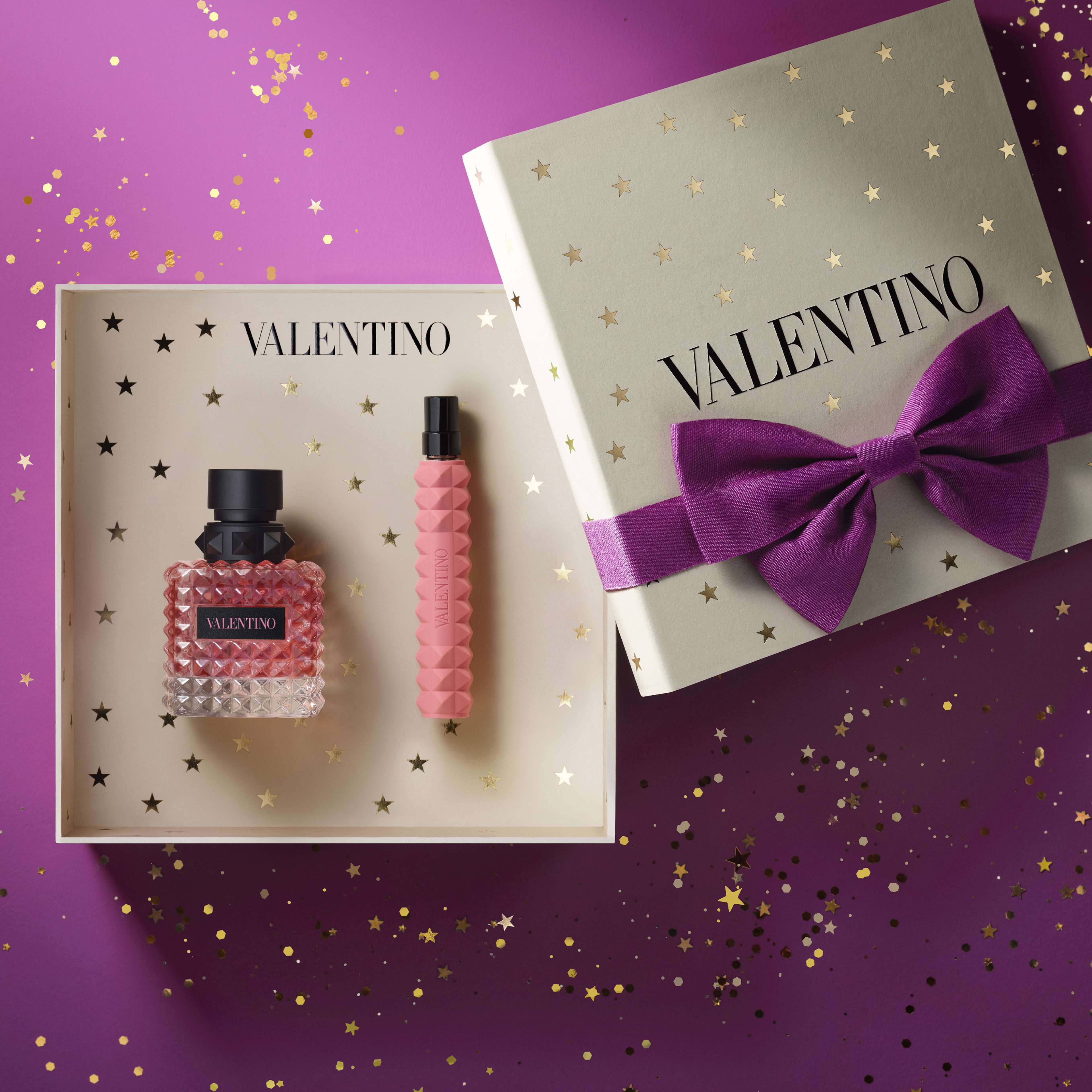 Donna Born In Roma Gift Set 2025, från Valentino. Klicka för att öppna bilden i stort format