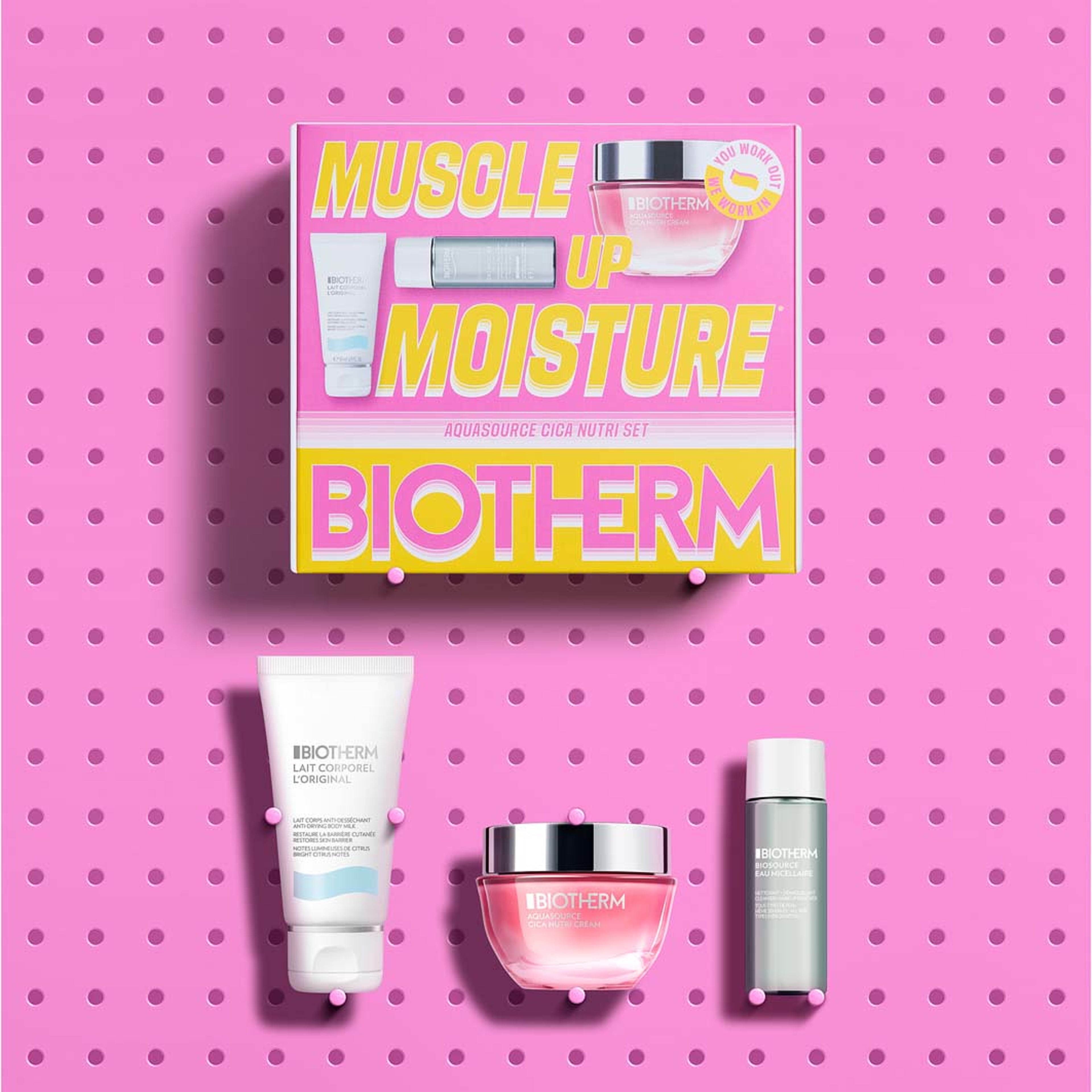 Aquasource Cica routine Set, från Biotherm. Klicka för att öppna bilden i stort format