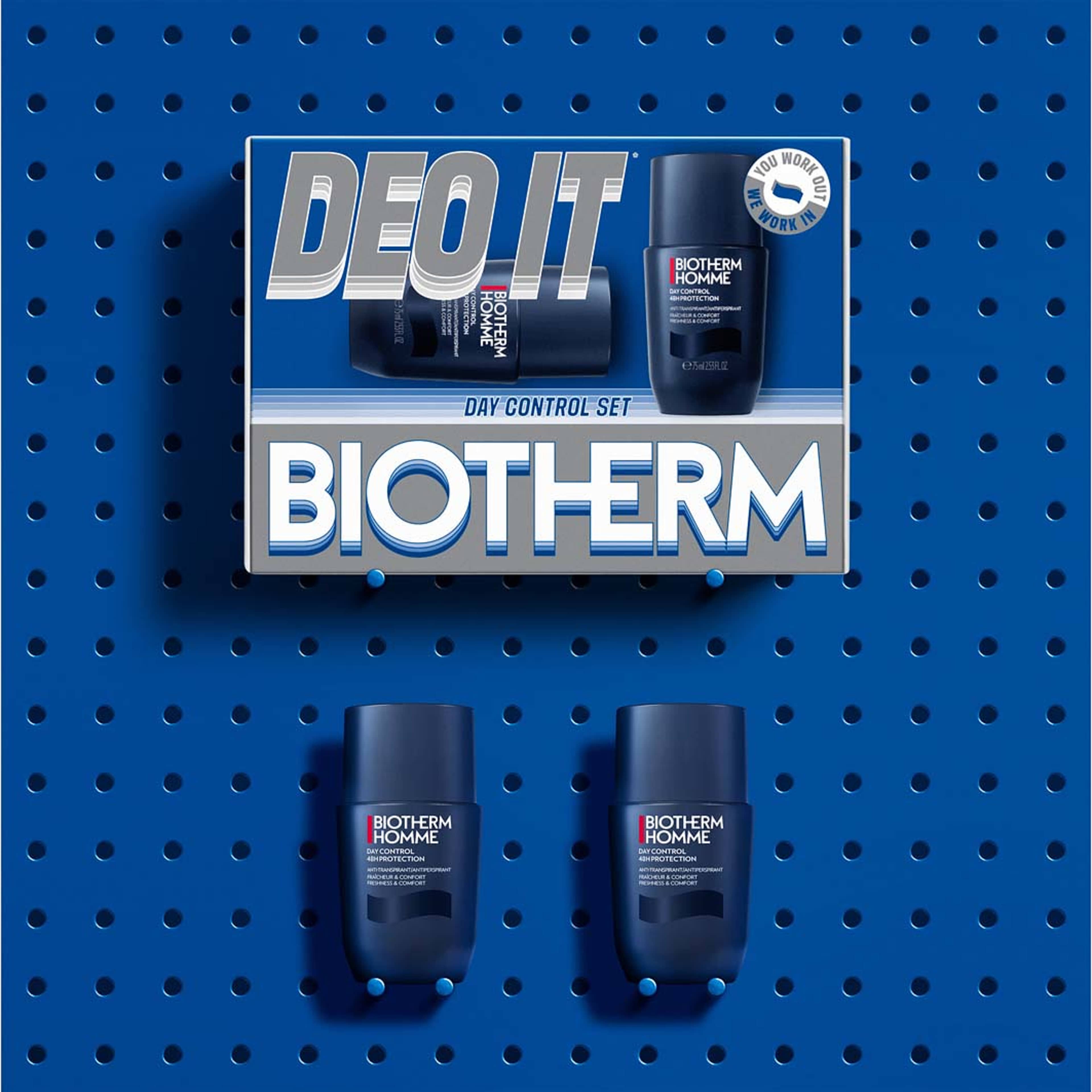 Duo Deo Day Control 48H Set 2026, från Biotherm Homme. Klicka för att öppna bilden i stort format