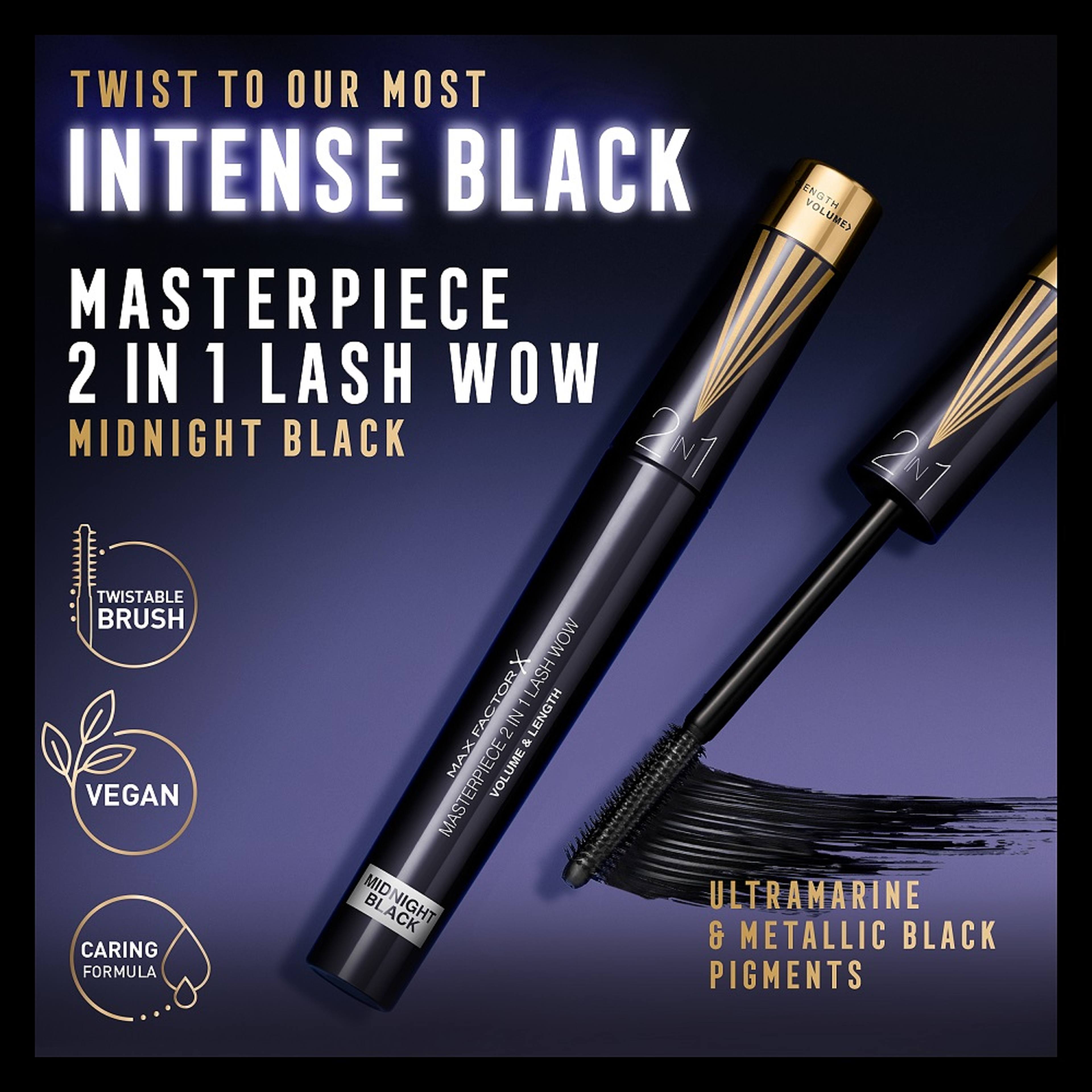 Masterpiece 2 In 1 Lash Wow Mascara Black