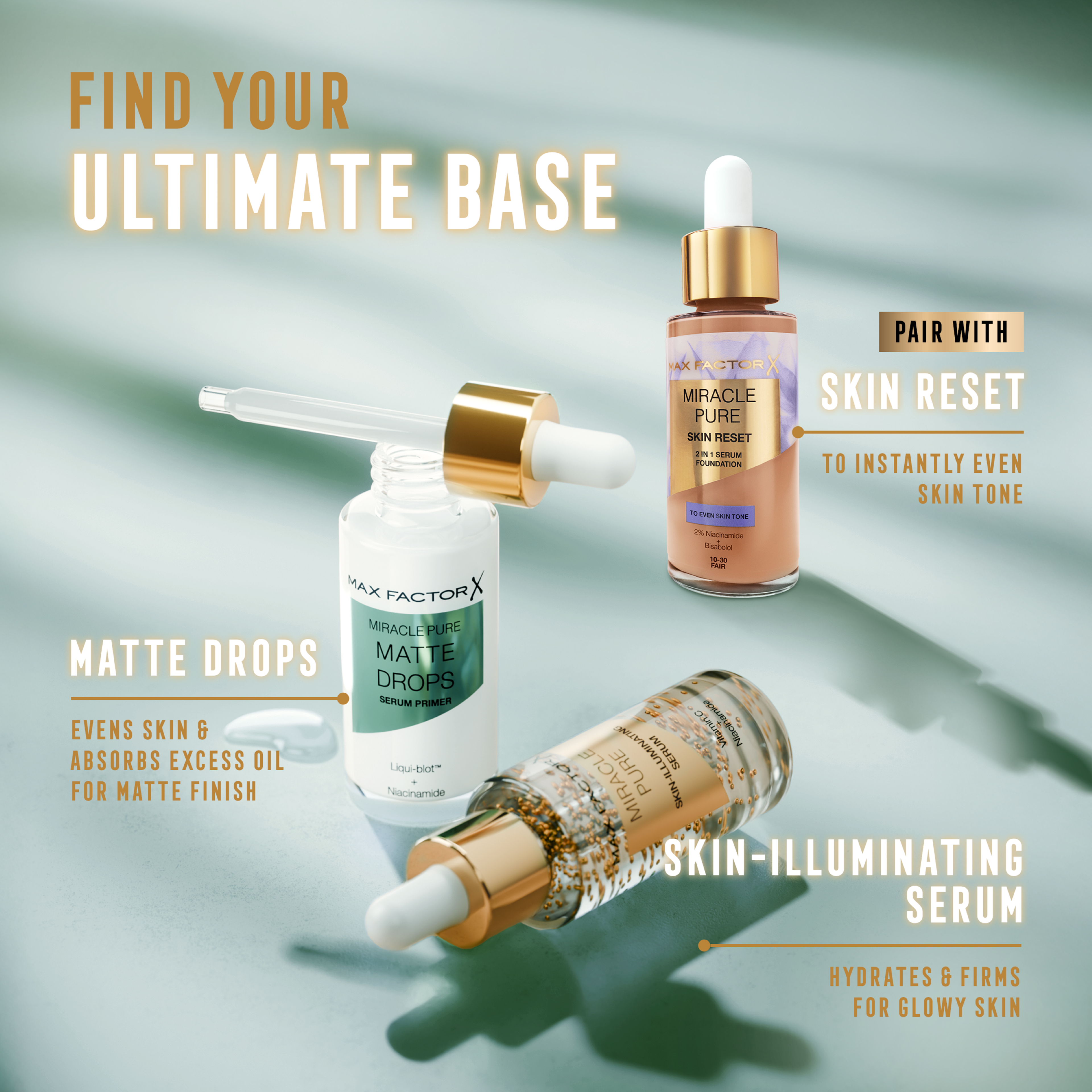 Miracle Pure Matte Drops, från Max Factor, i färgen Matte Drops. Klicka för att öppna bilden i stort format