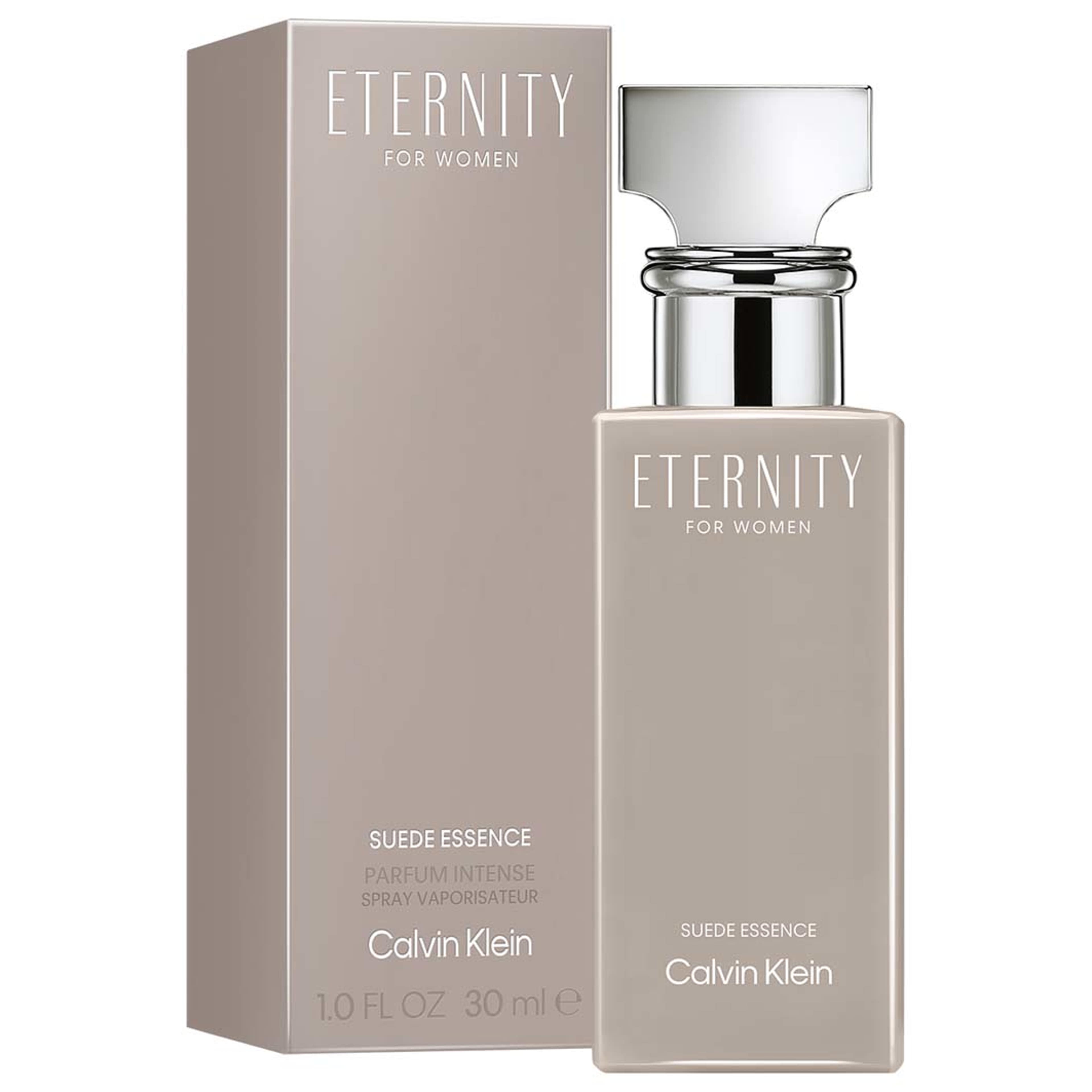 Eternity for Women Suede Essence Parfum, från Calvin Klein. Klicka för att öppna bilden i stort format