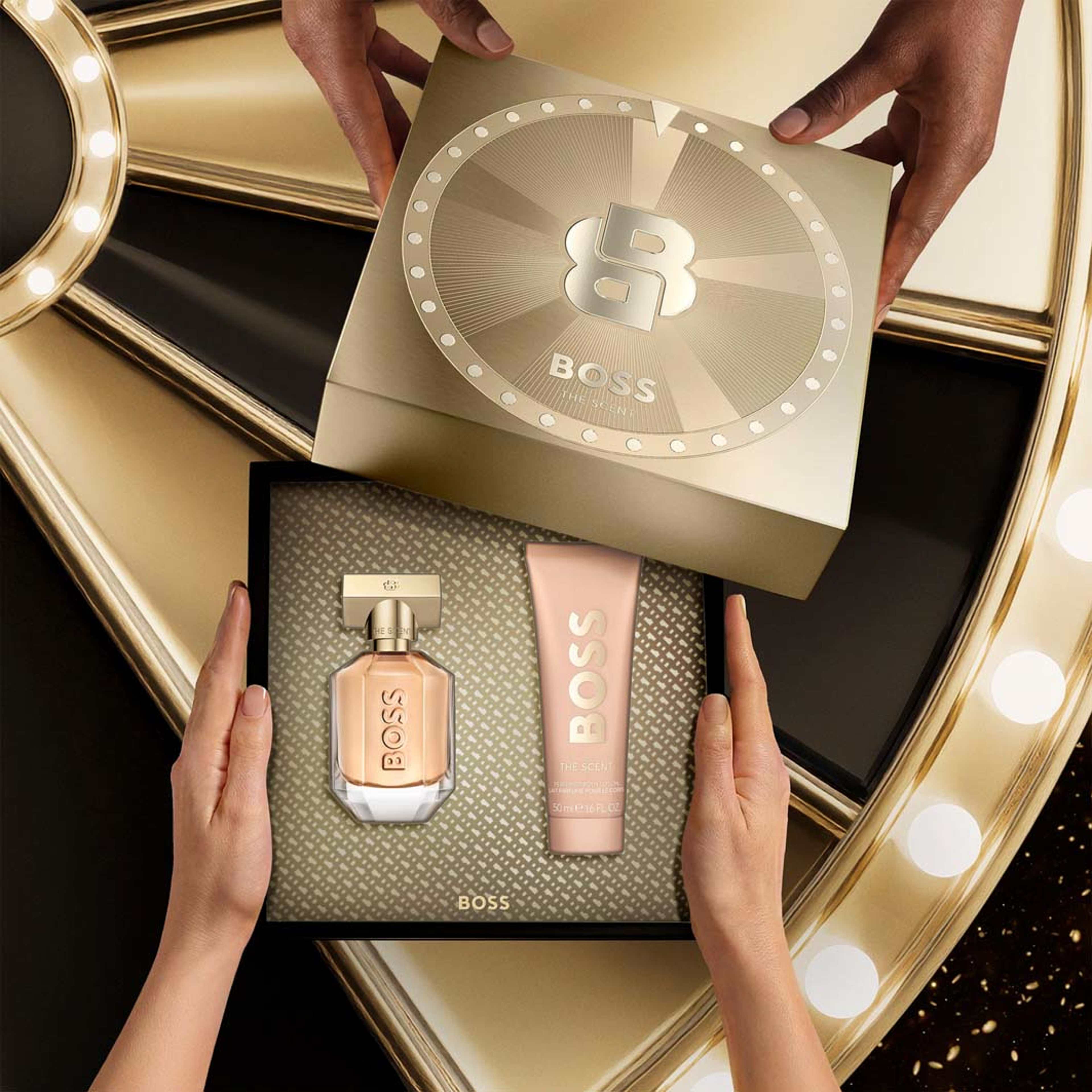 Gift Set The Scent For Her EdP 30 ml + Body Lotion 50 ml, från HUGO BOSS. Klicka för att öppna bilden i stort format