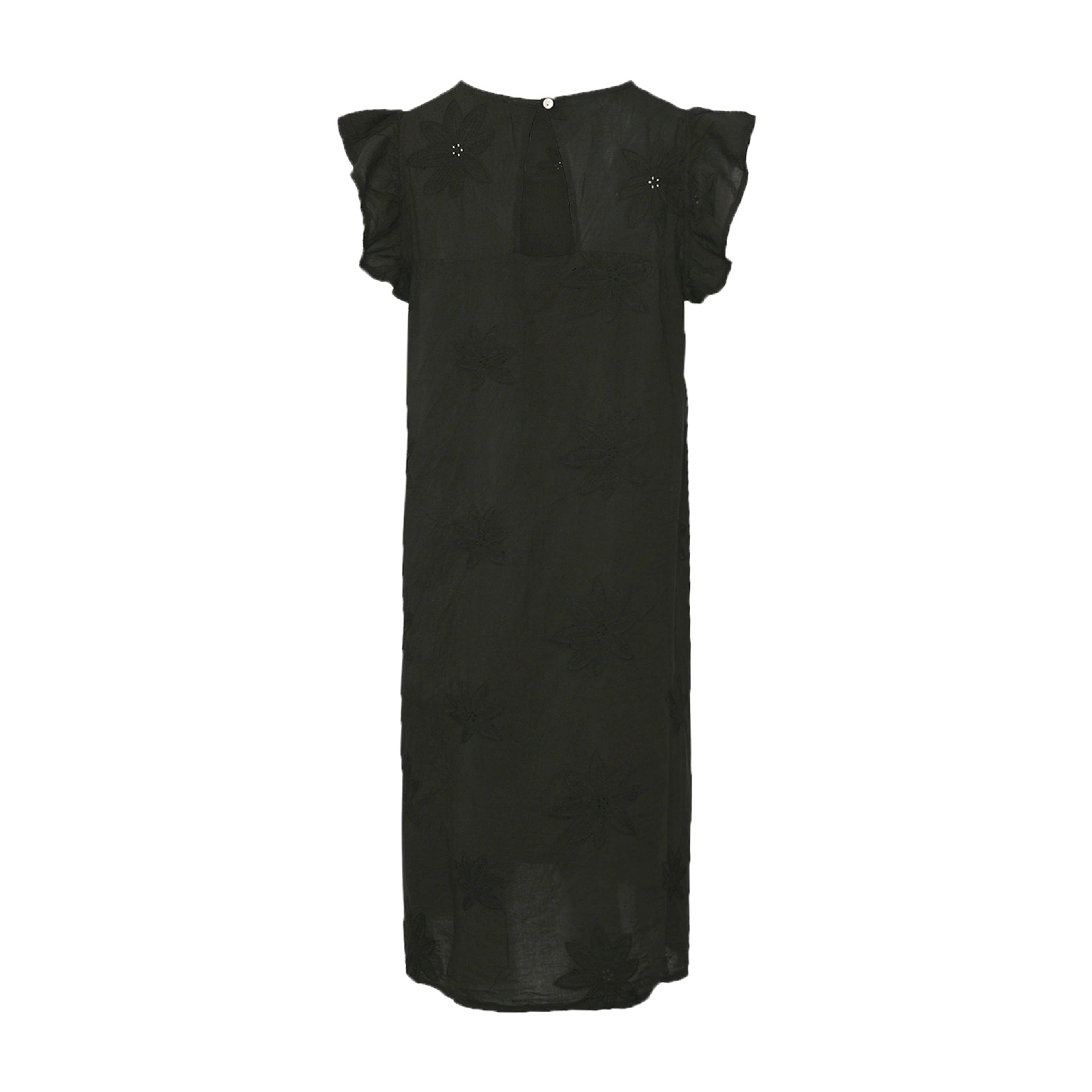 Idahlia, Ss Dress, Cotton - Black