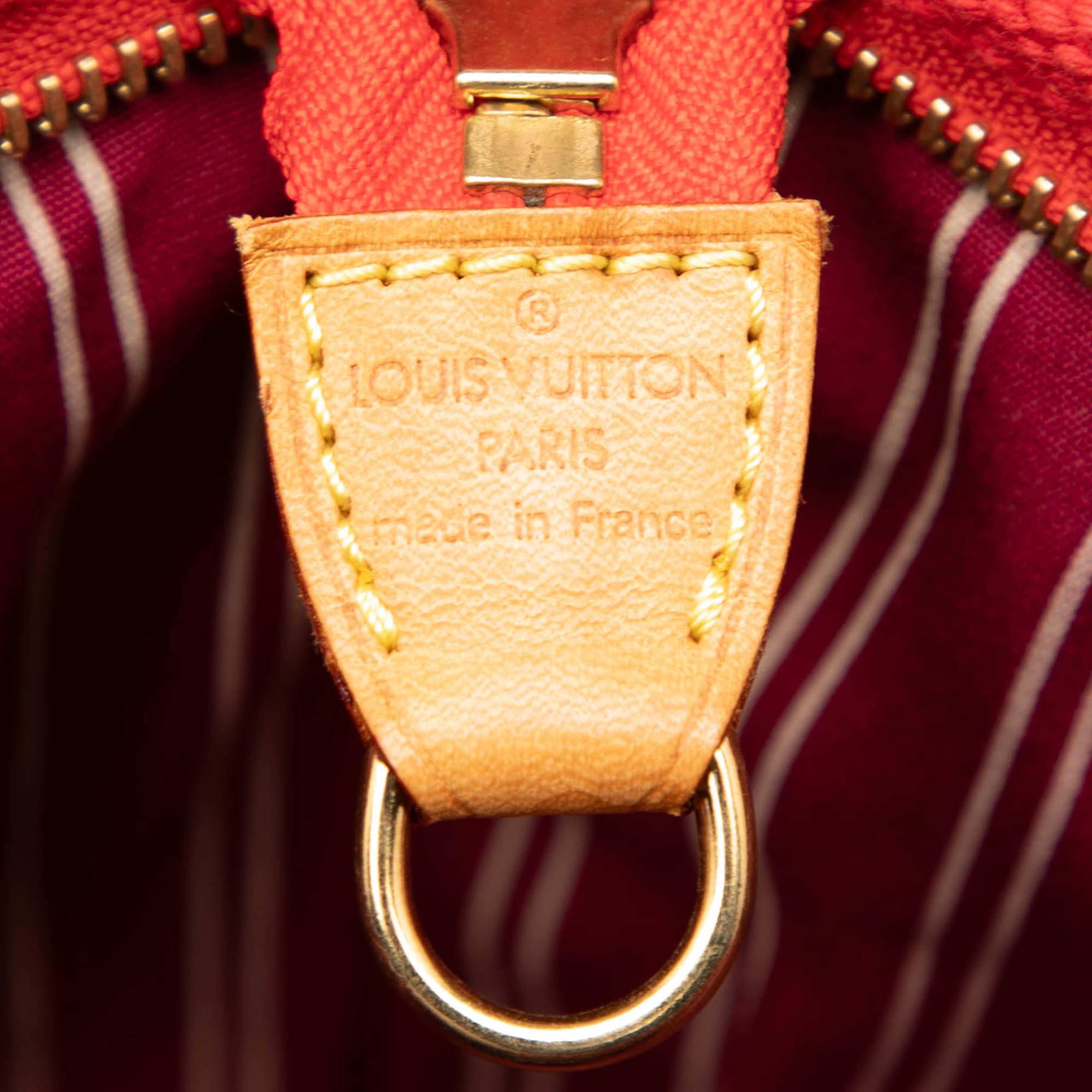 Louis Vuitton Antigua Cabas Gm, från Luxclusif, i färgen red. Klicka för att öppna bilden i stort format