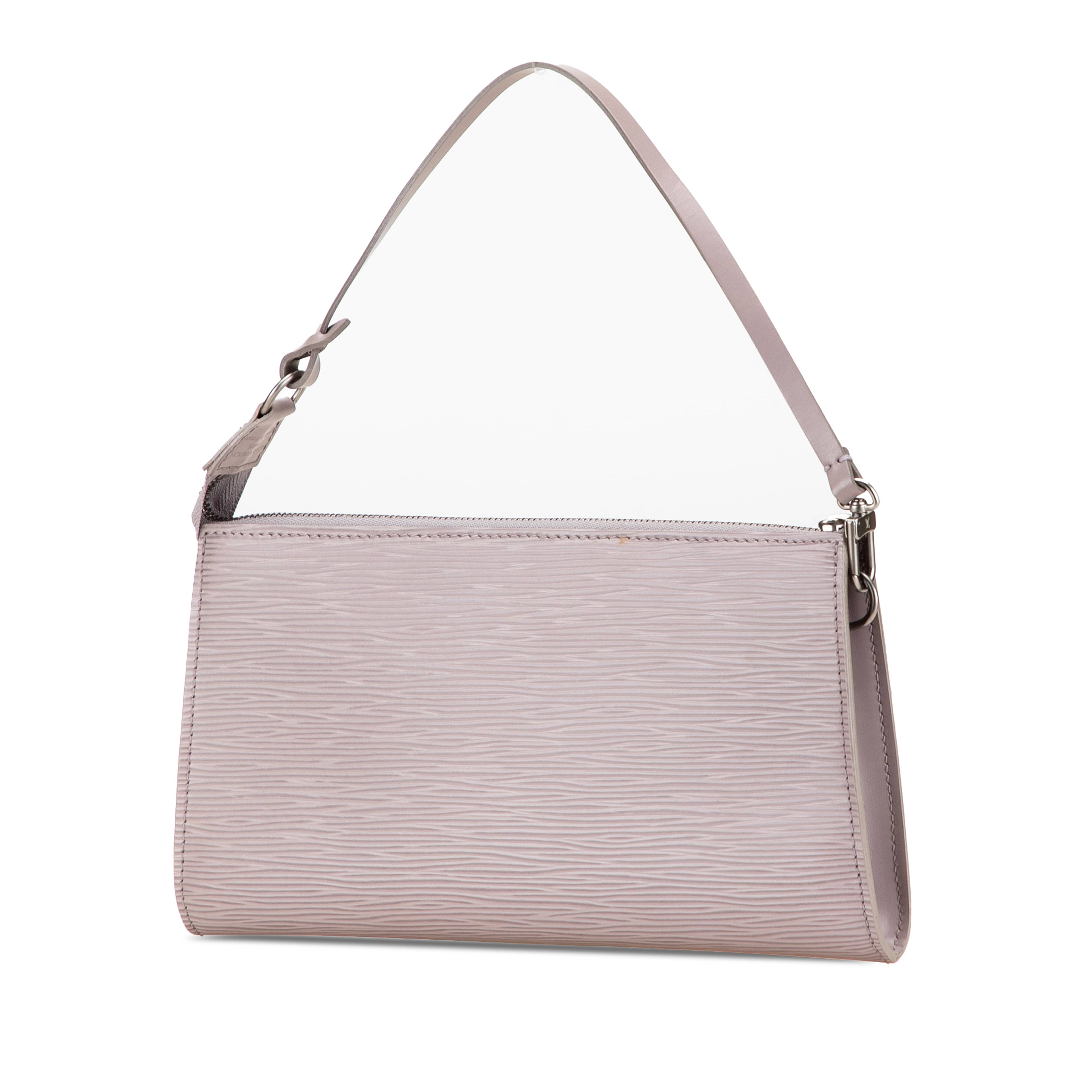 Louis Vuitton Epi Pochette Accessoires, från Luxclusif, i färgen lilac. Klicka för att öppna bilden i stort format