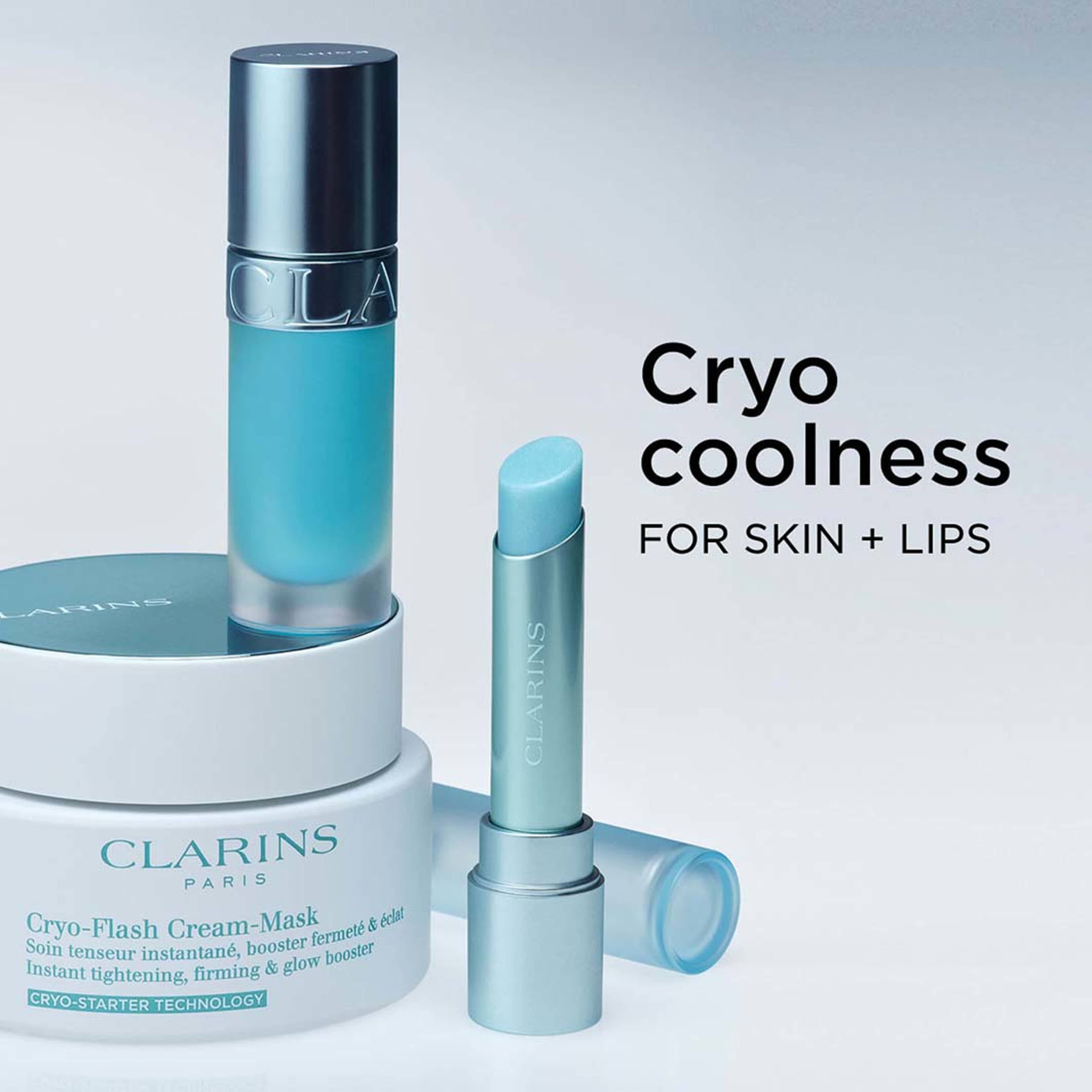 Lip Comfort Oil Balm, från Clarins, i färgen Cryo. Klicka för att öppna bilden i stort format
