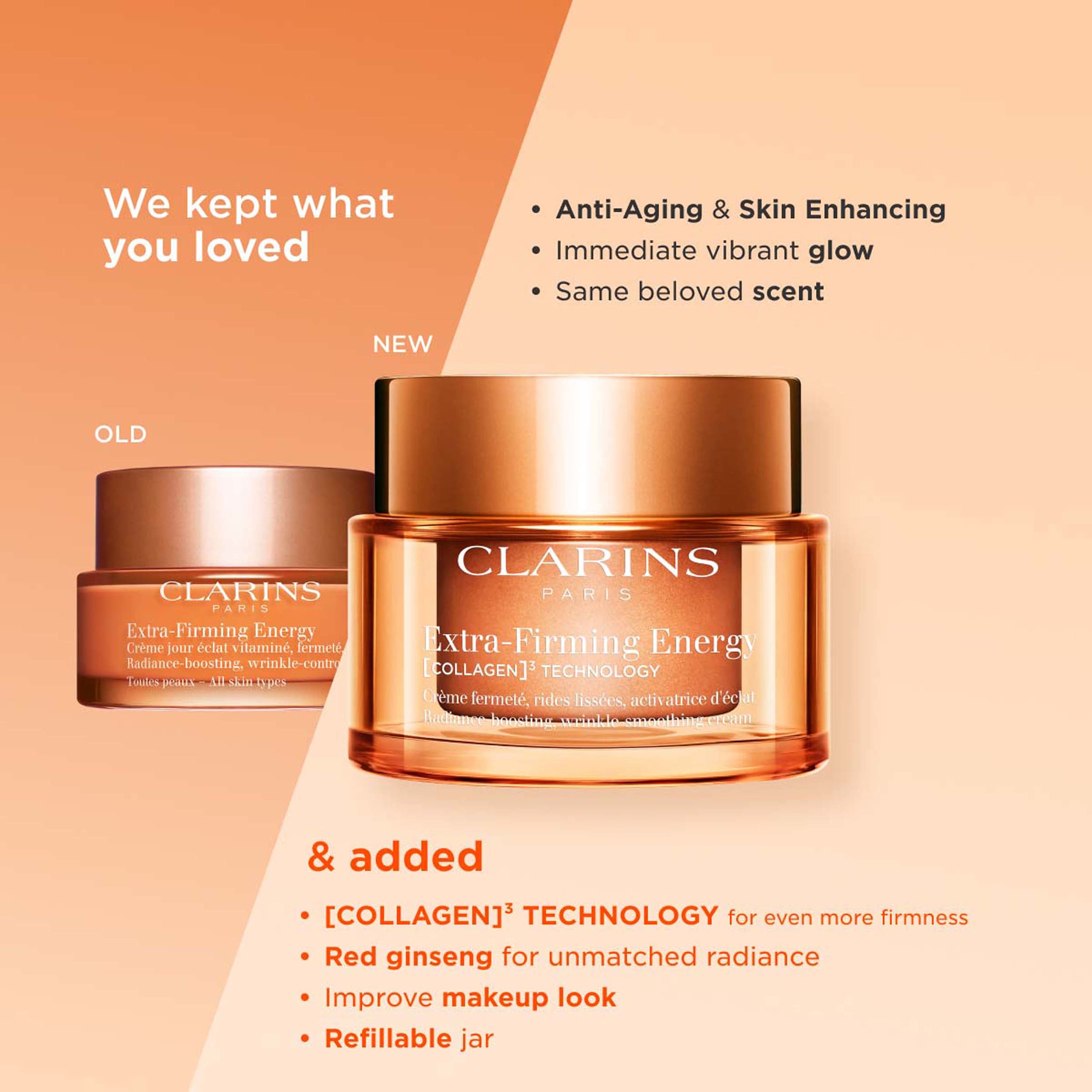 Extra-Firming Energy, från Clarins. Klicka för att öppna bilden i stort format