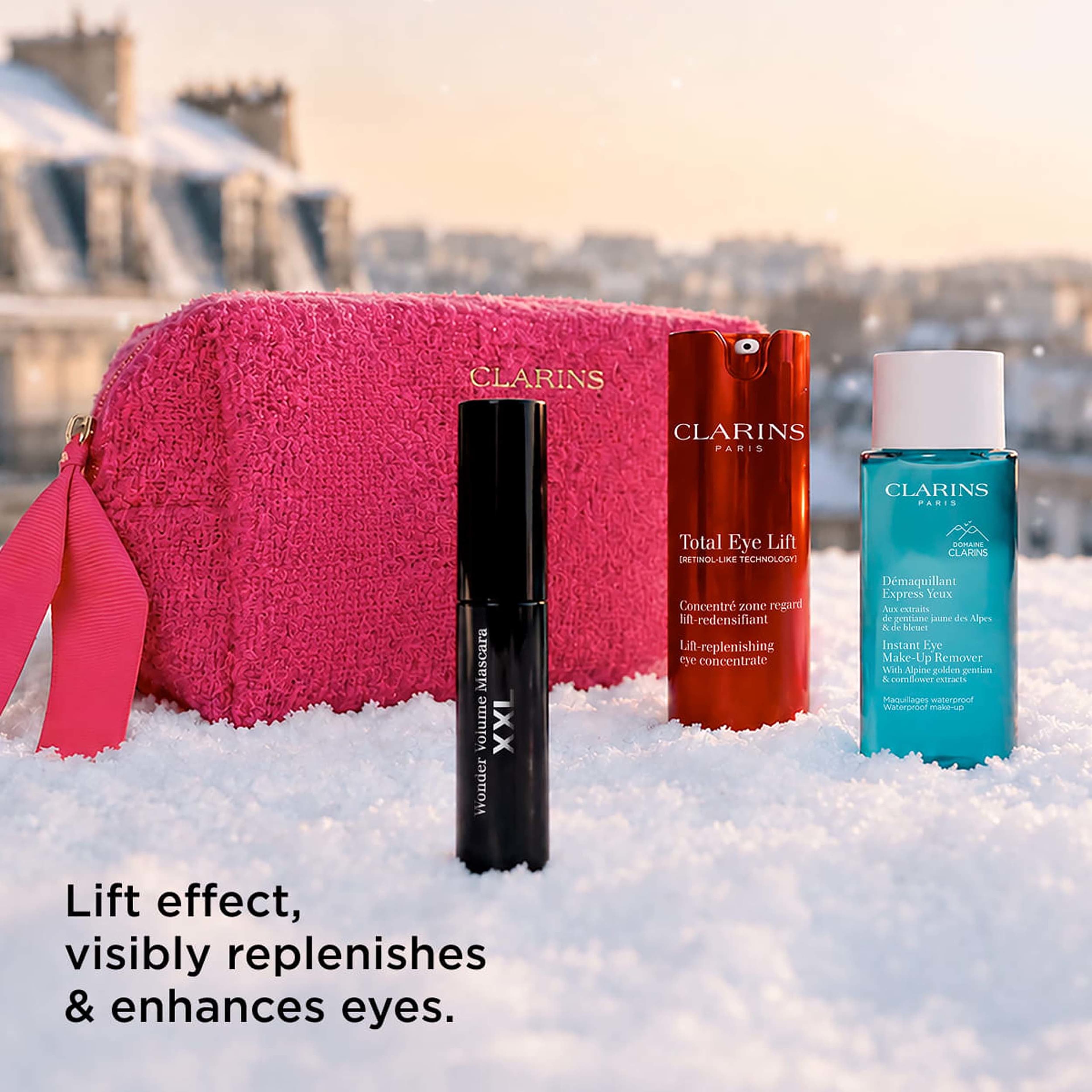 Eye Total eye lift 15ml/IEMUR 30ml/XXL 01 mini, från Clarins. Klicka för att öppna bilden i stort format