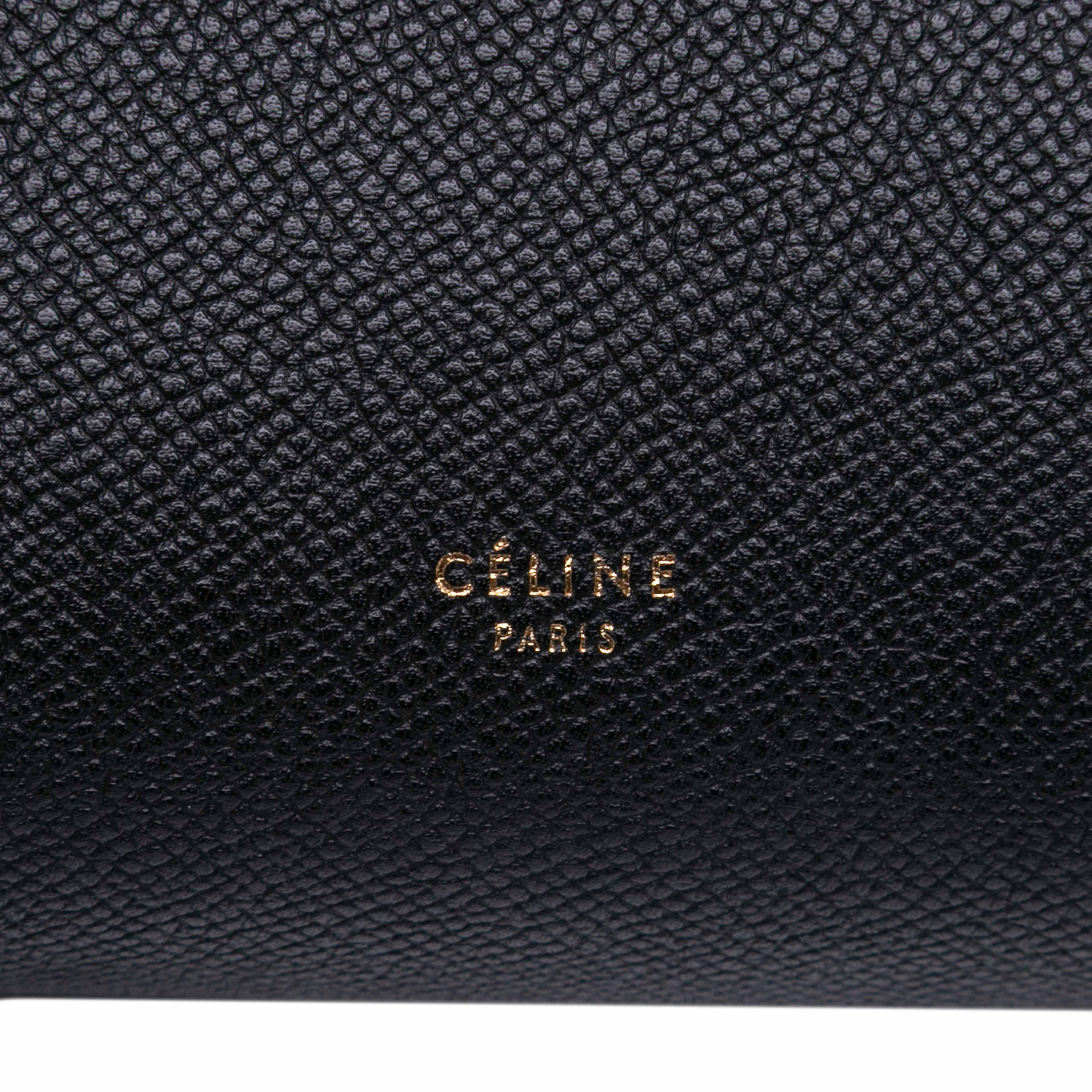 Celine Micro Grained Calfskin Belt Bag, från Luxclusif, i färgen black.