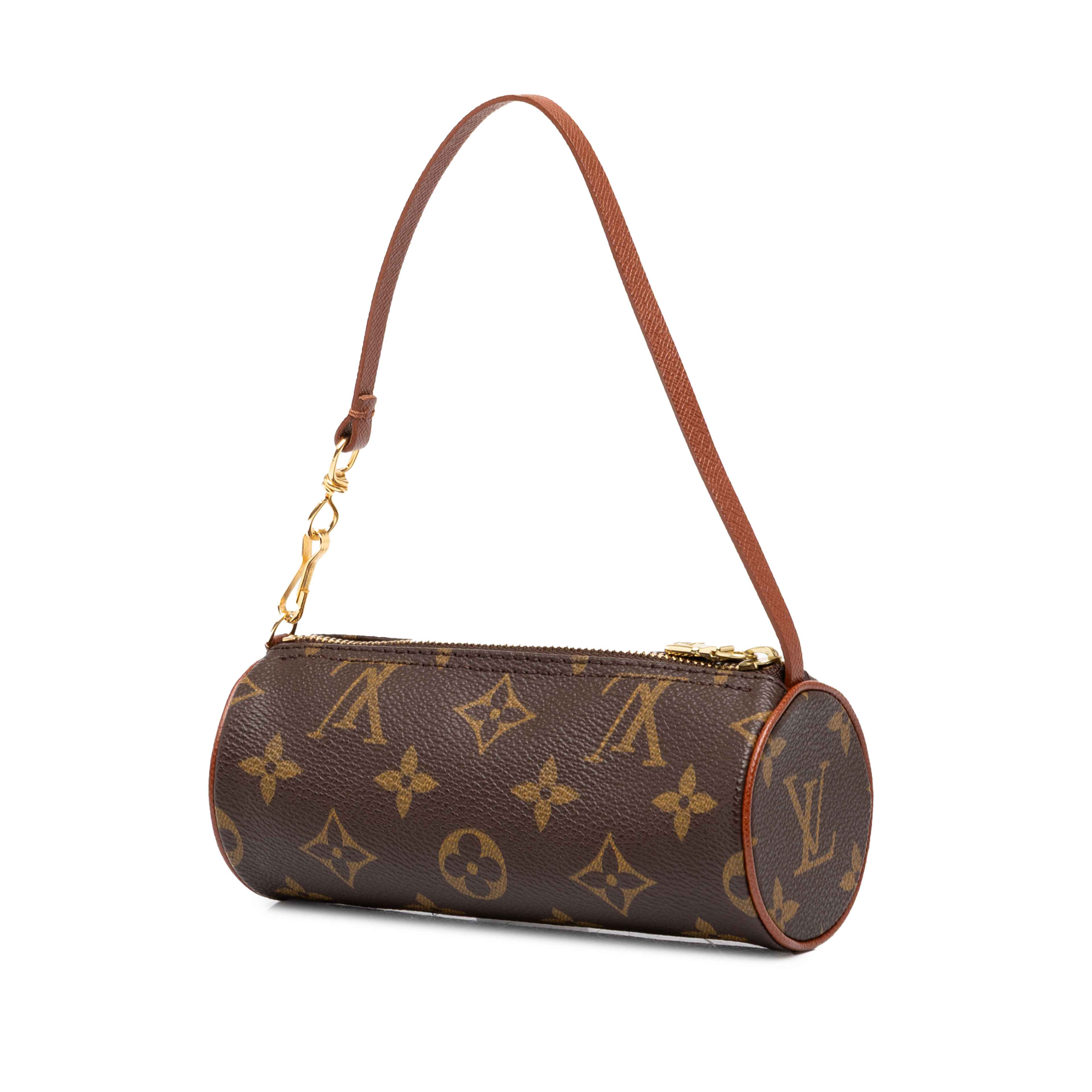 Louis Vuitton Monogram Papillon Pochette, från Luxclusif, i färgen brun. Klicka för att öppna bilden i stort format